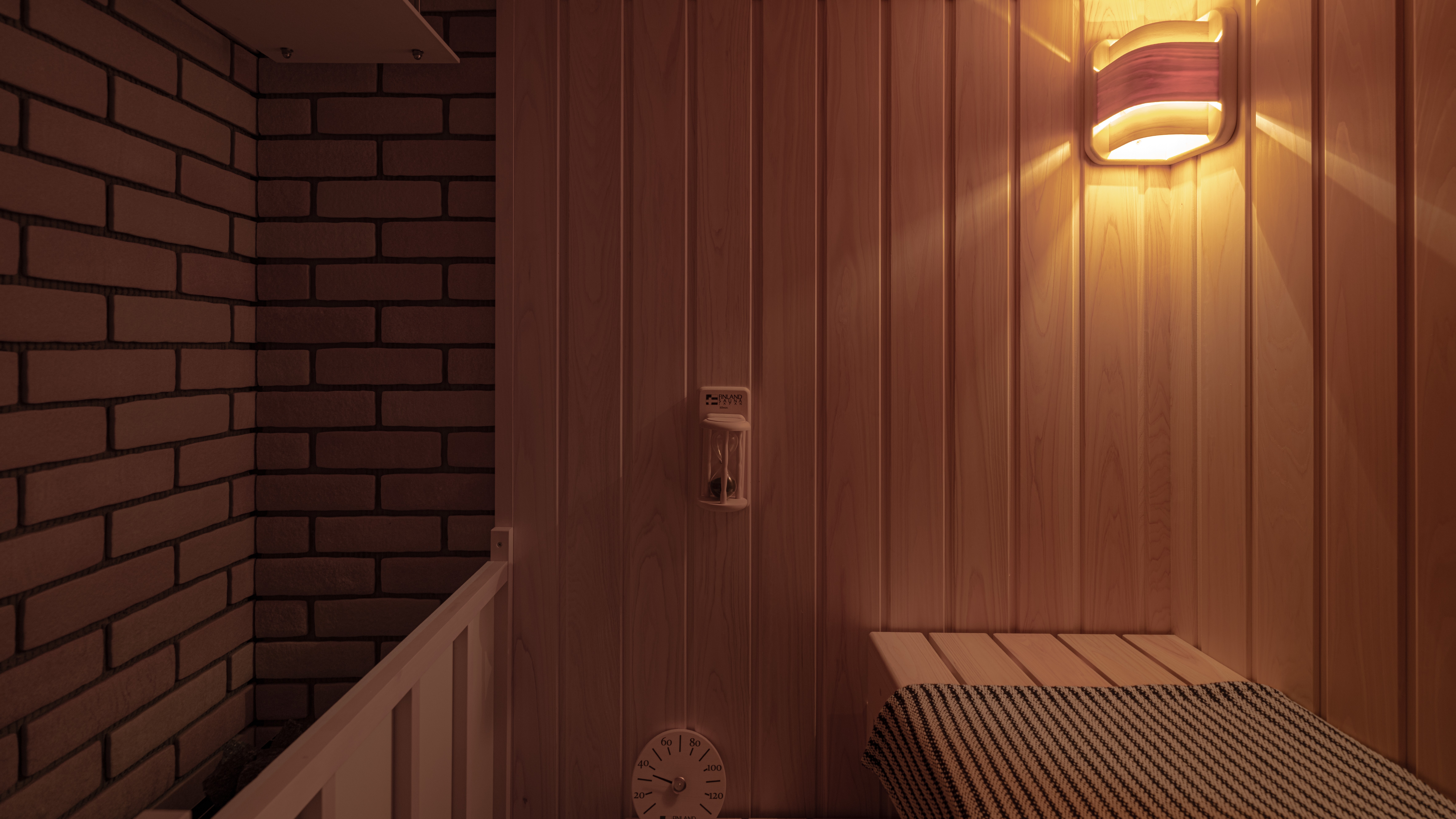 【サウナ】全室にフィンランドサウナを完備。