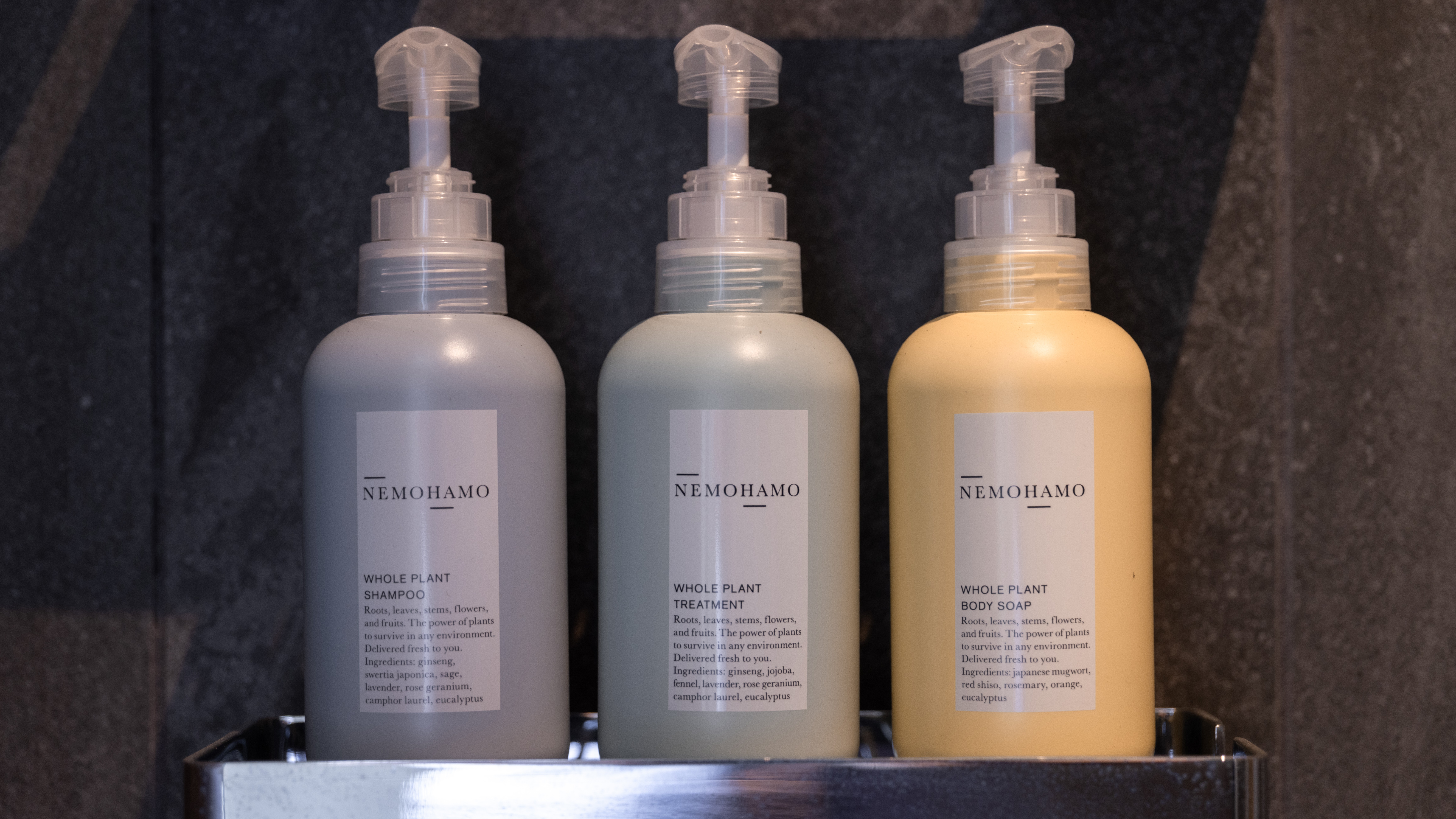 【全客室】ネモハモのアメニティ