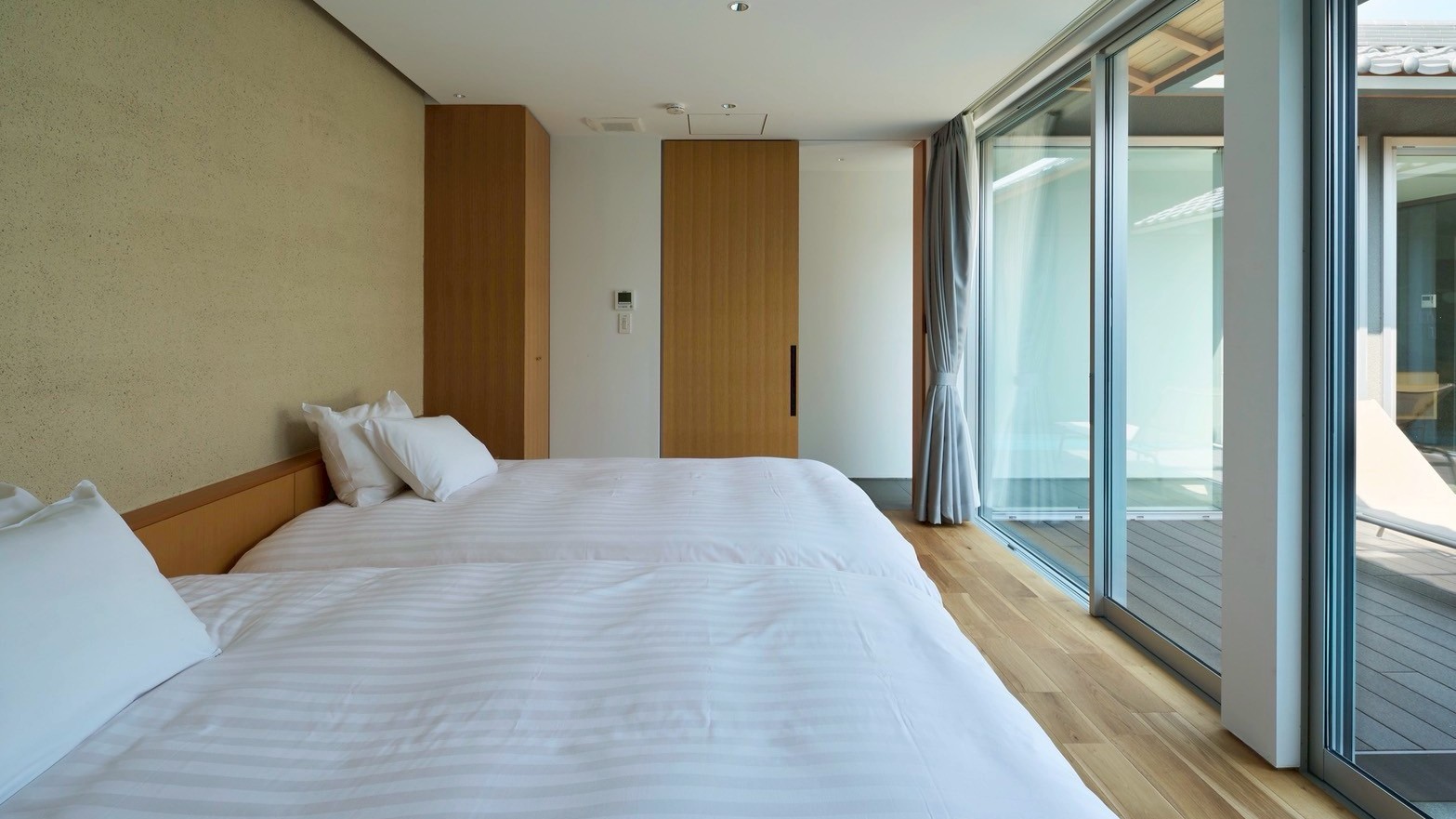 【bliss（ブリス）】天橋立に溶け込むように眠りにつく、ベッドルーム。