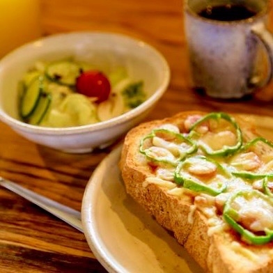 　【朝食付き】人気のブレックファースト「ピザトーストセット」付のプラン