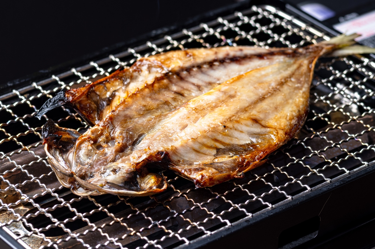 ◇オリジナルアジ干物◇朝から美味しいご飯でスタート◇夜は自分の好きなとこで◇一泊朝食プラン◇