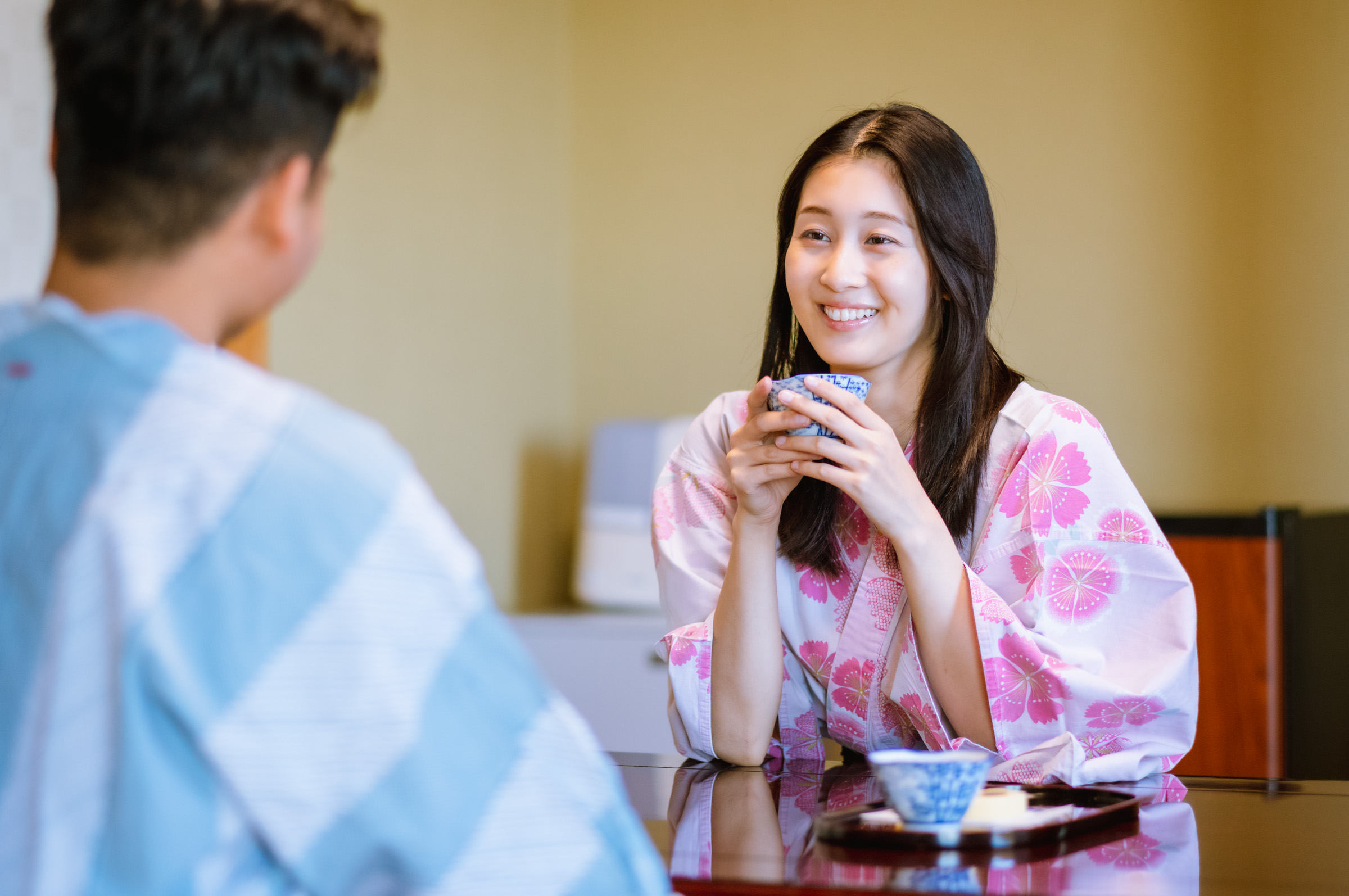お部屋で団らん