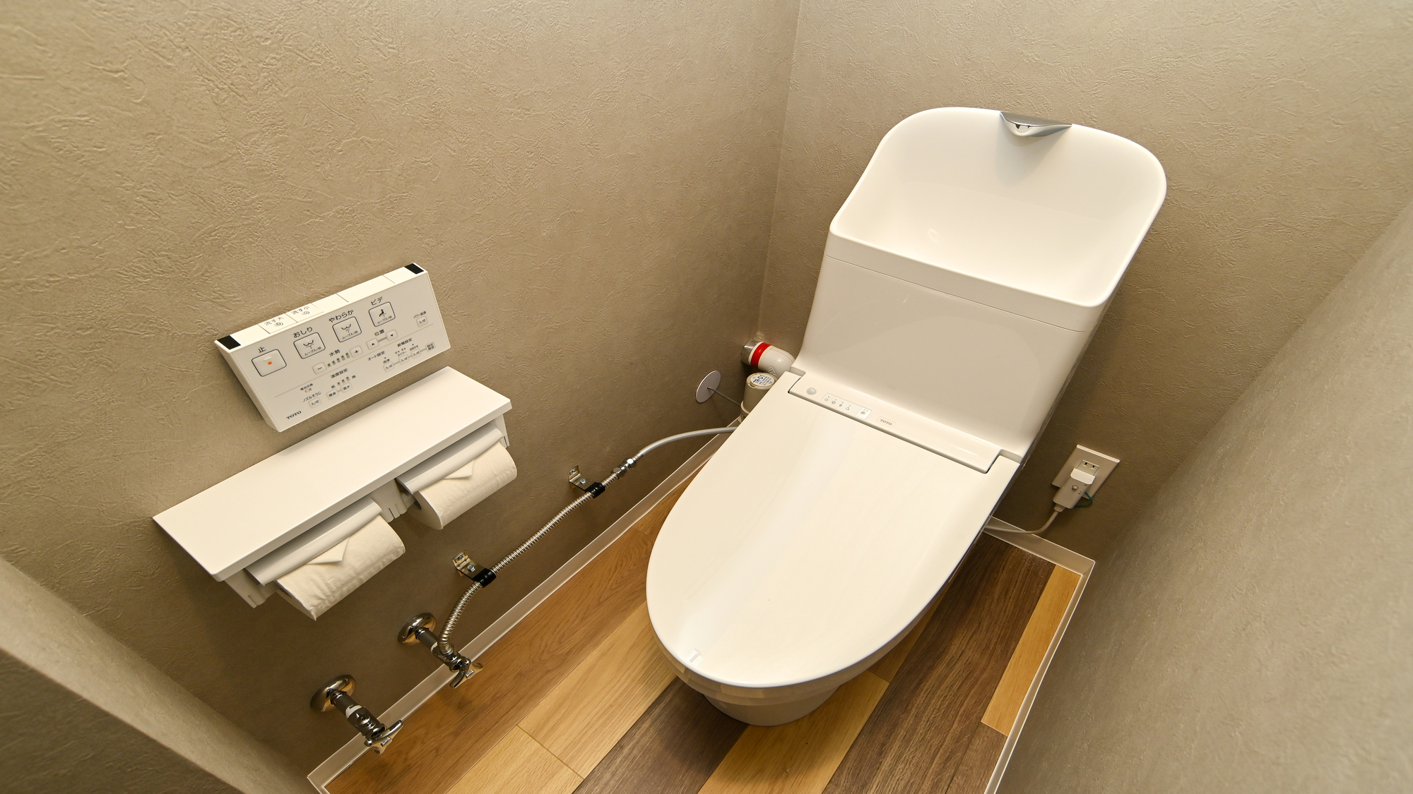 トイレも綺麗で快適です♫