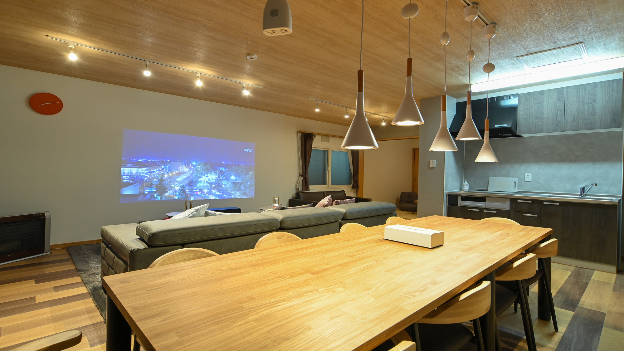 4K100インチのプロジェクターは大迫力！