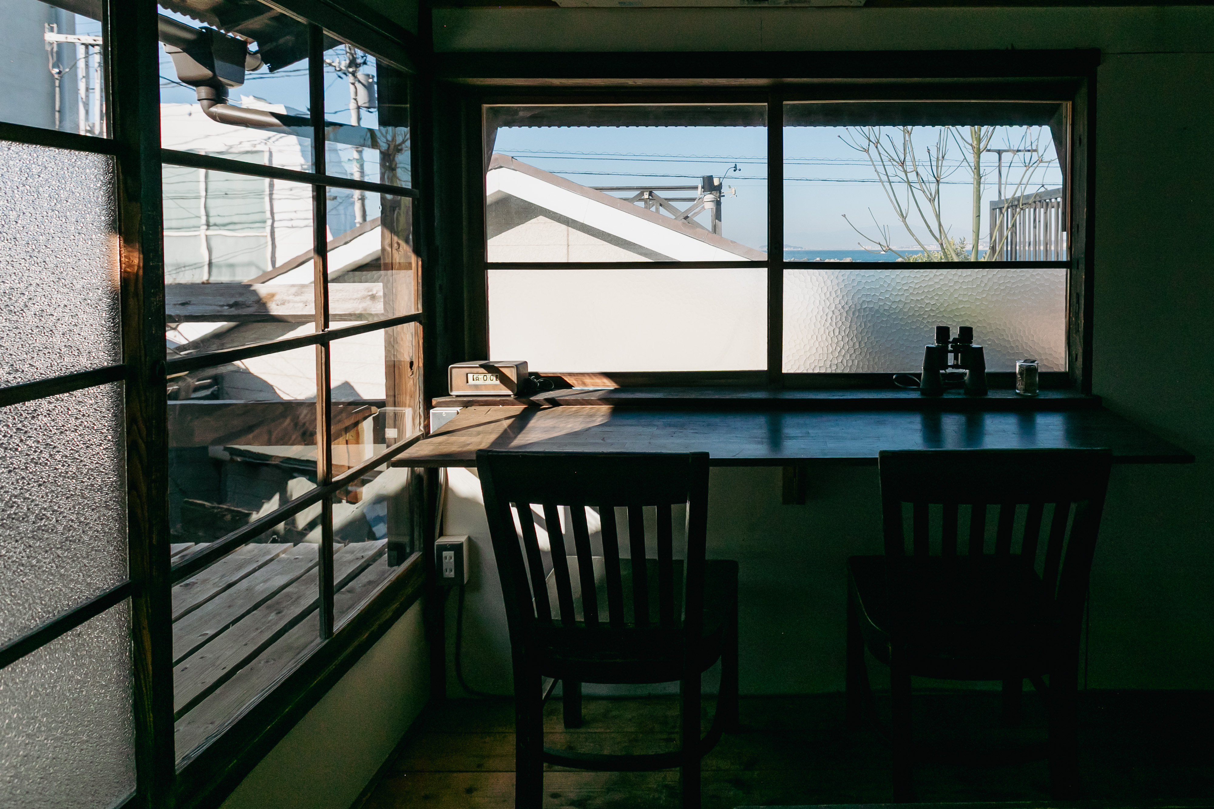 お泊まりの方限定のコーヒースタンド「アンカーズカフェ」（2階）