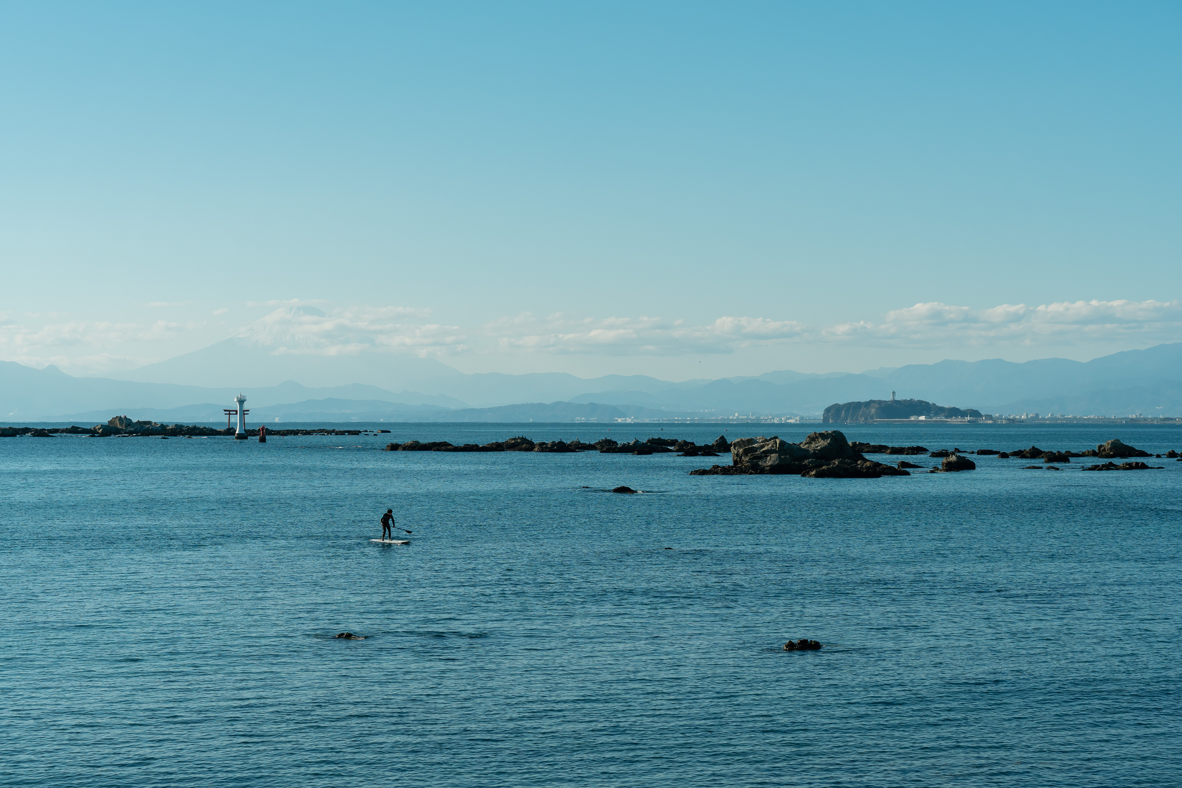 シュノーケリングやSUPなど、マリンスポーツを楽しむ方も。