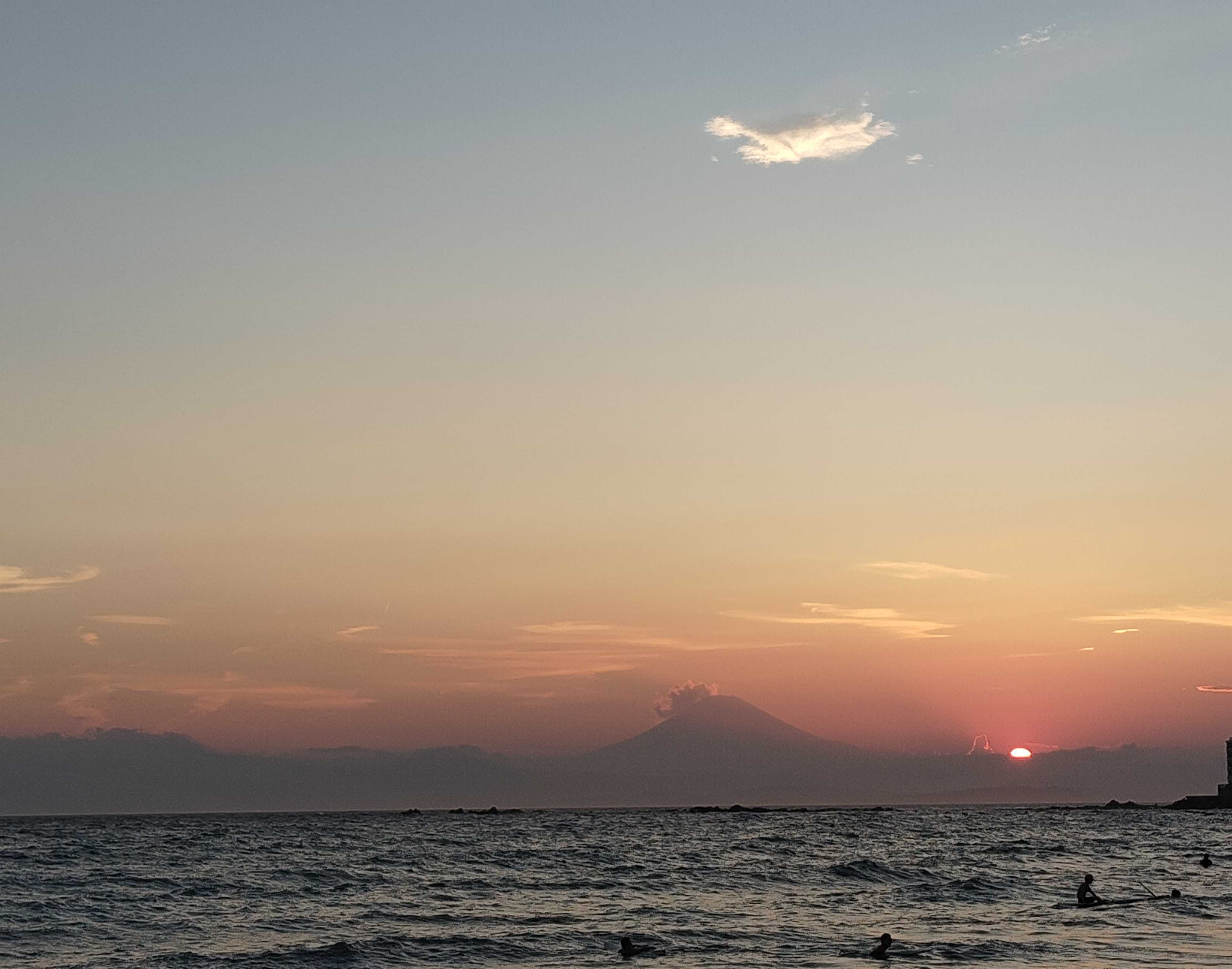 夏の夕暮れ
