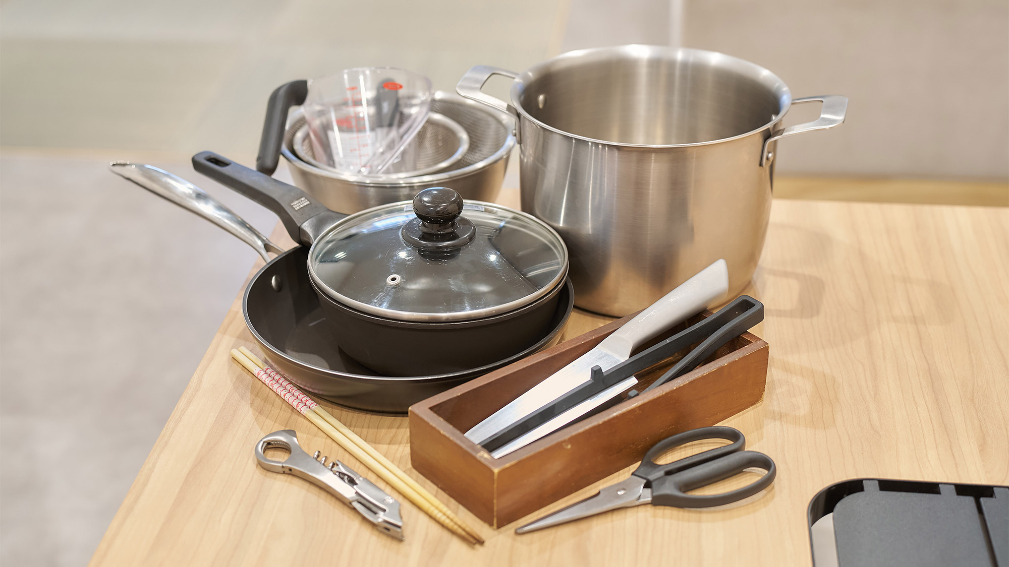 ・【調理器具】調理器具を豊富にご用意。お好きな調理をお楽しみください