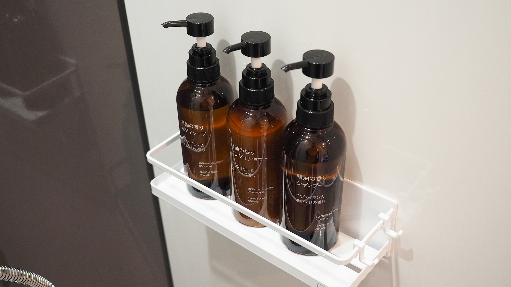 ・【アメニティ】シャンプー、コンディショナー、ボディソープを設置しています