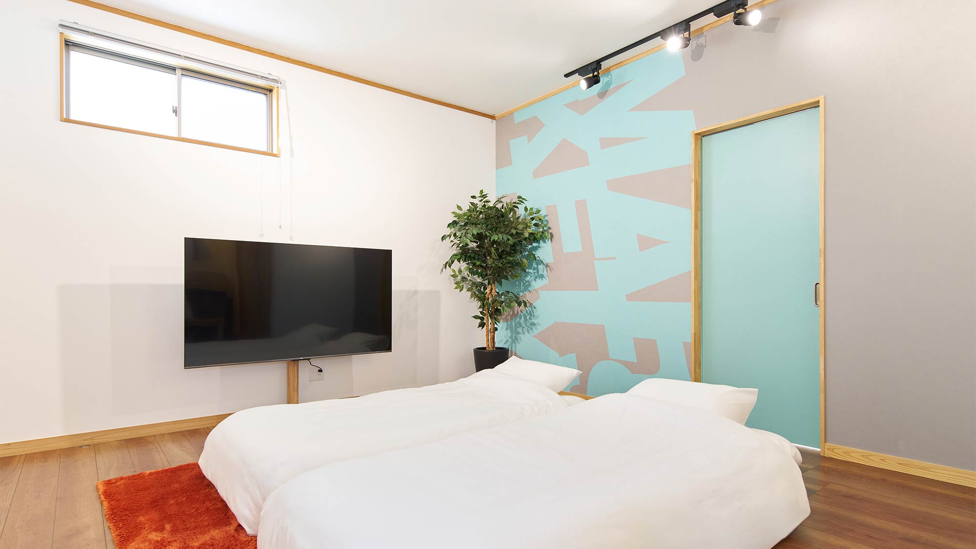 ・【2階リビング】ソファベッドをご用意しております。ご自由にお使いください