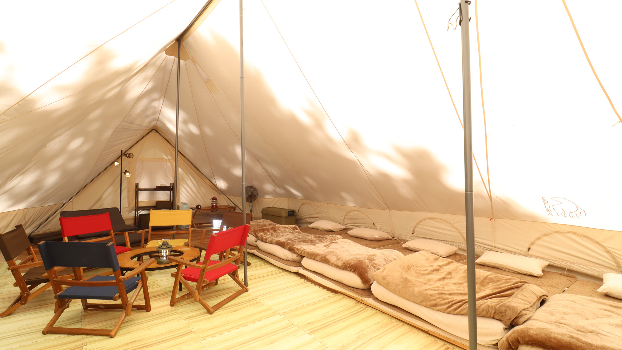 【客室_40㎡テントF】〈ドッグラン付〉広々とお使いいただけます