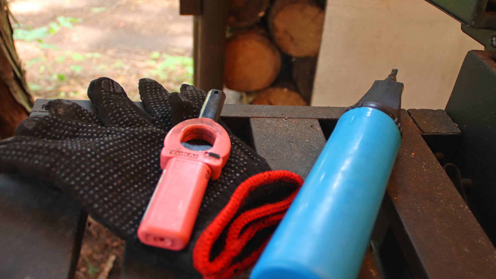 火おこしの備品は全て揃っています