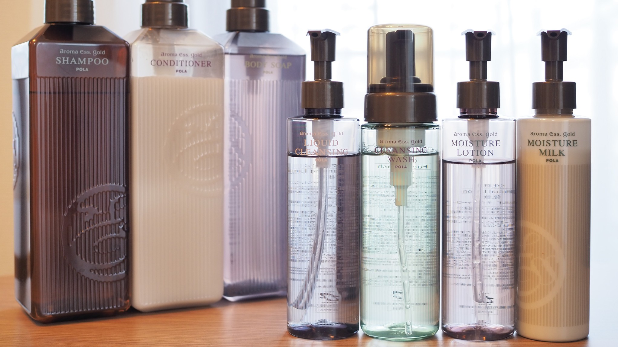 POLAアロマエッセシリーズのアメニティ