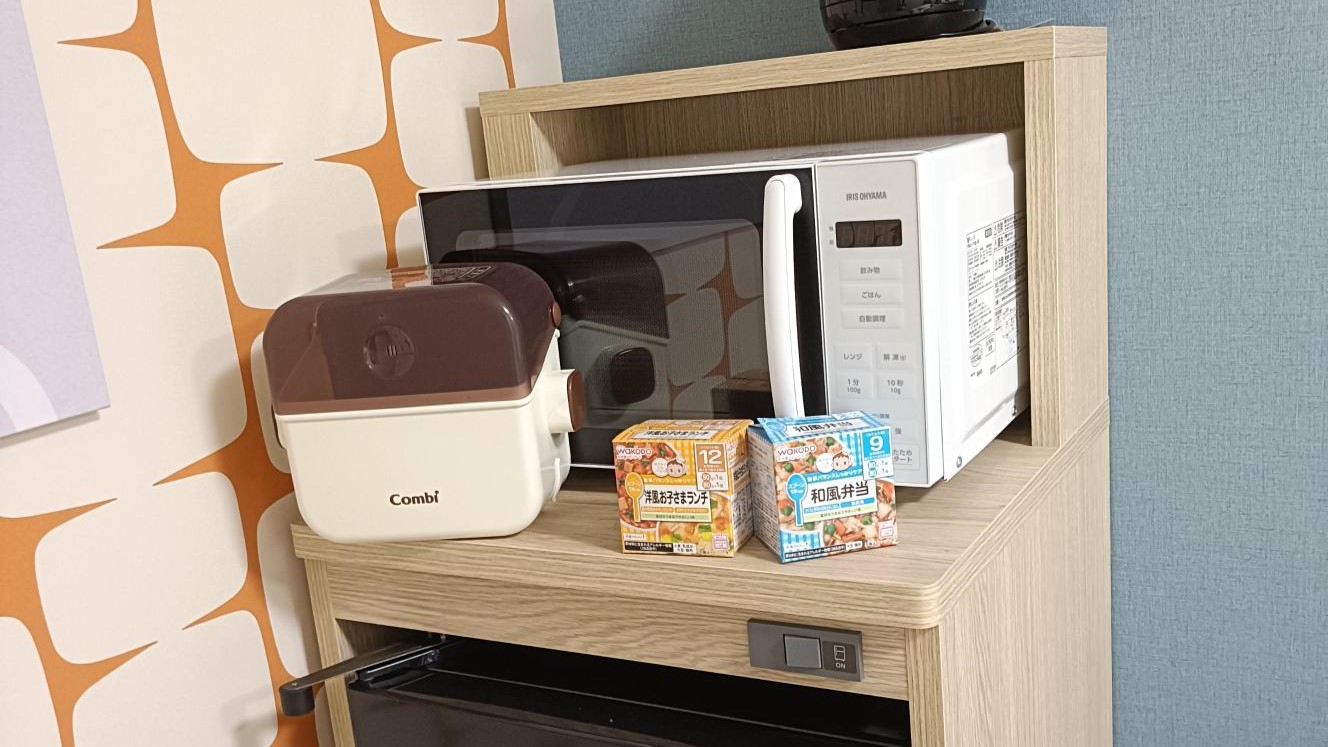 【貸出備品】電子レンジ＆哺乳瓶洗浄