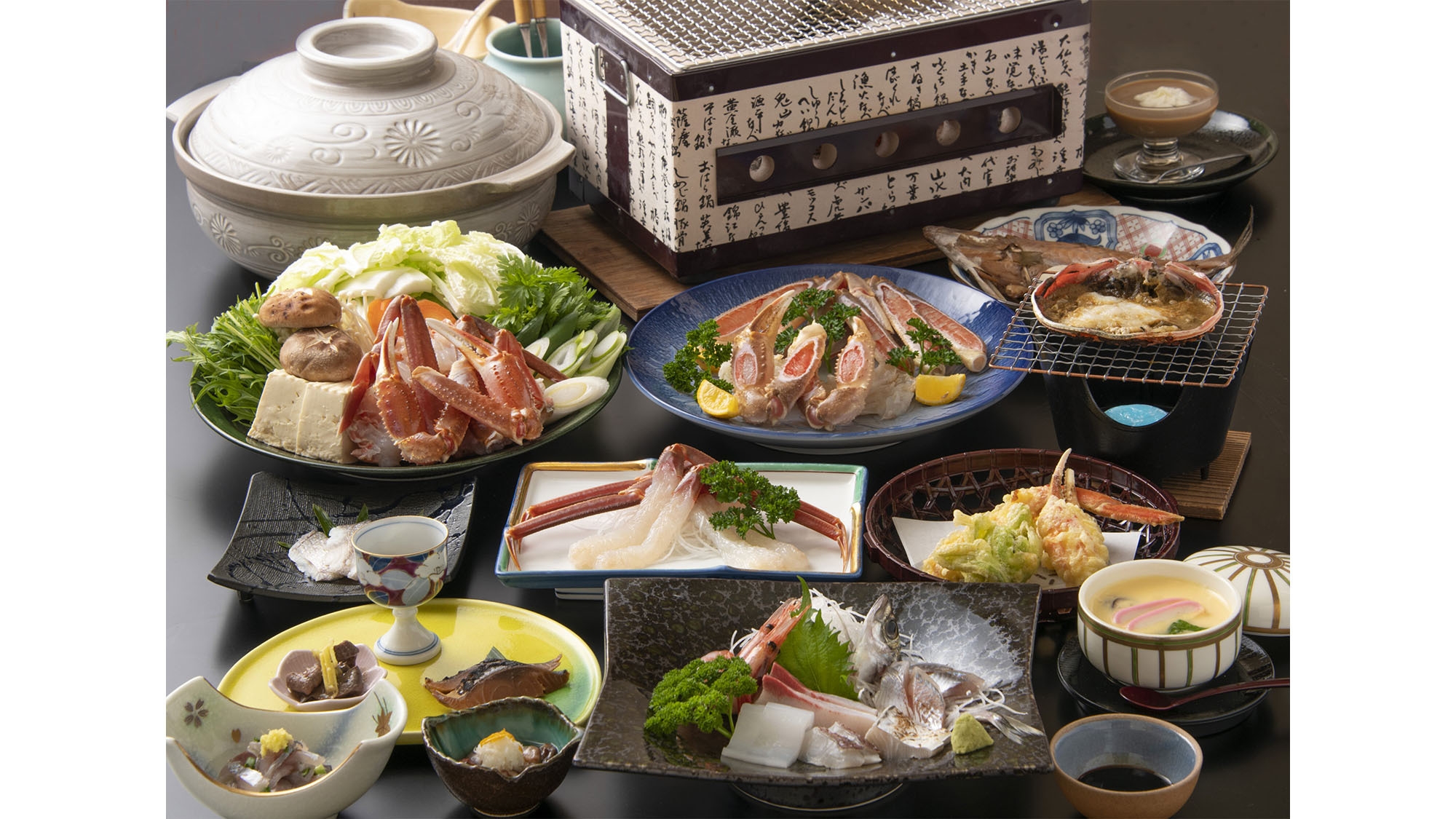 【かにコース】活ガニを使用した他では味わえない贅沢なコース！（茹でガニ無し）