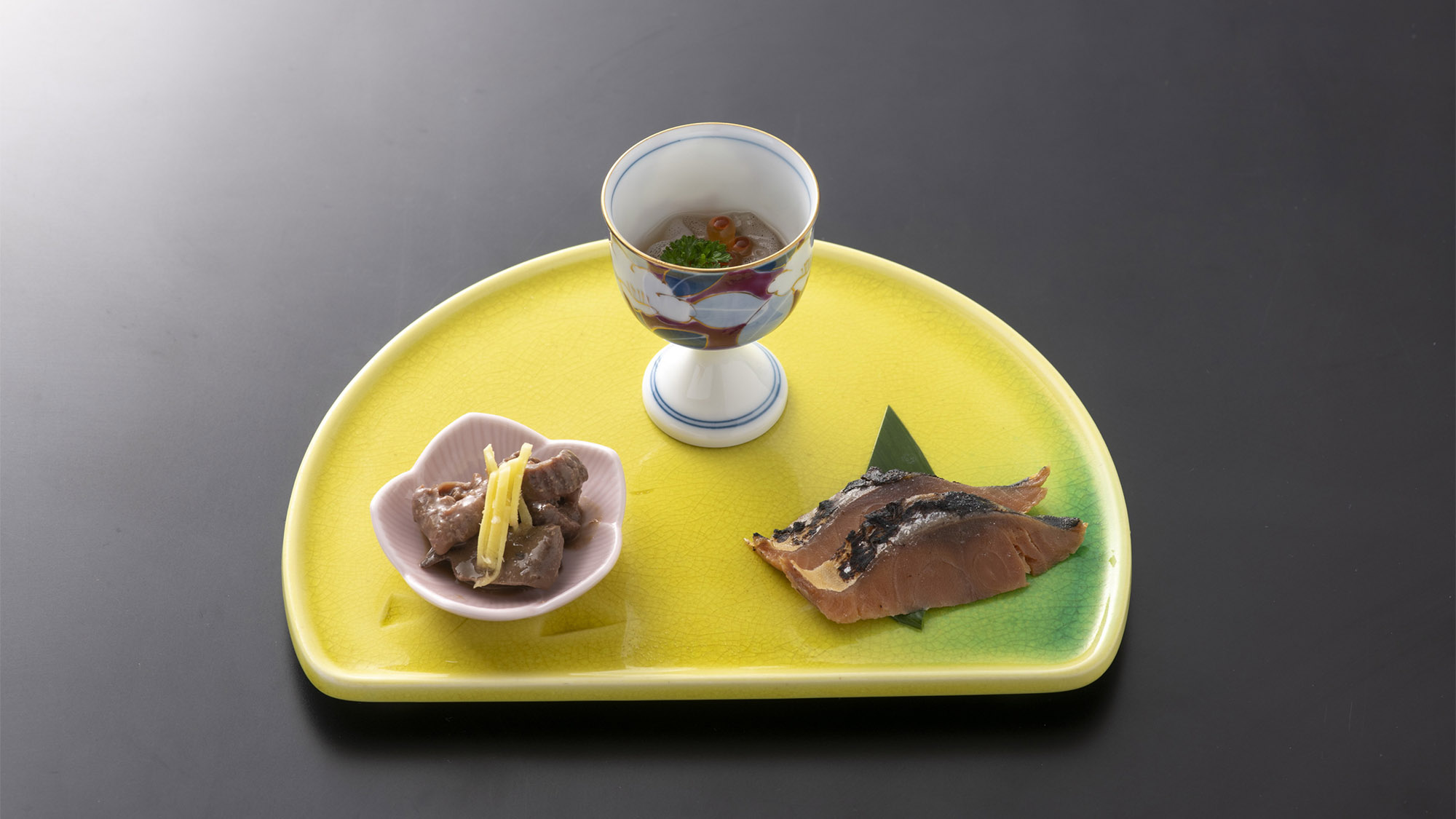 ・【夕食一例】前菜の内容は季節やその日のメニューによって異なります