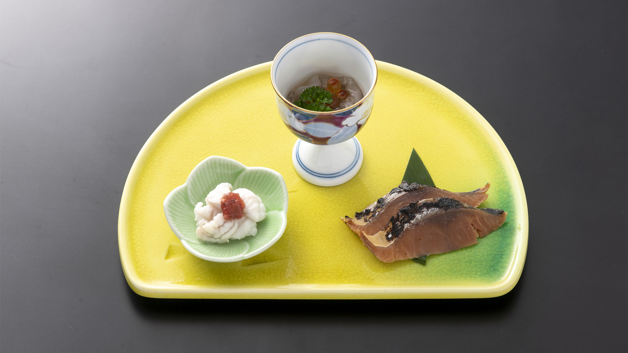 ・【夕食一例】前菜の内容は季節やその日のメニューによって異なります