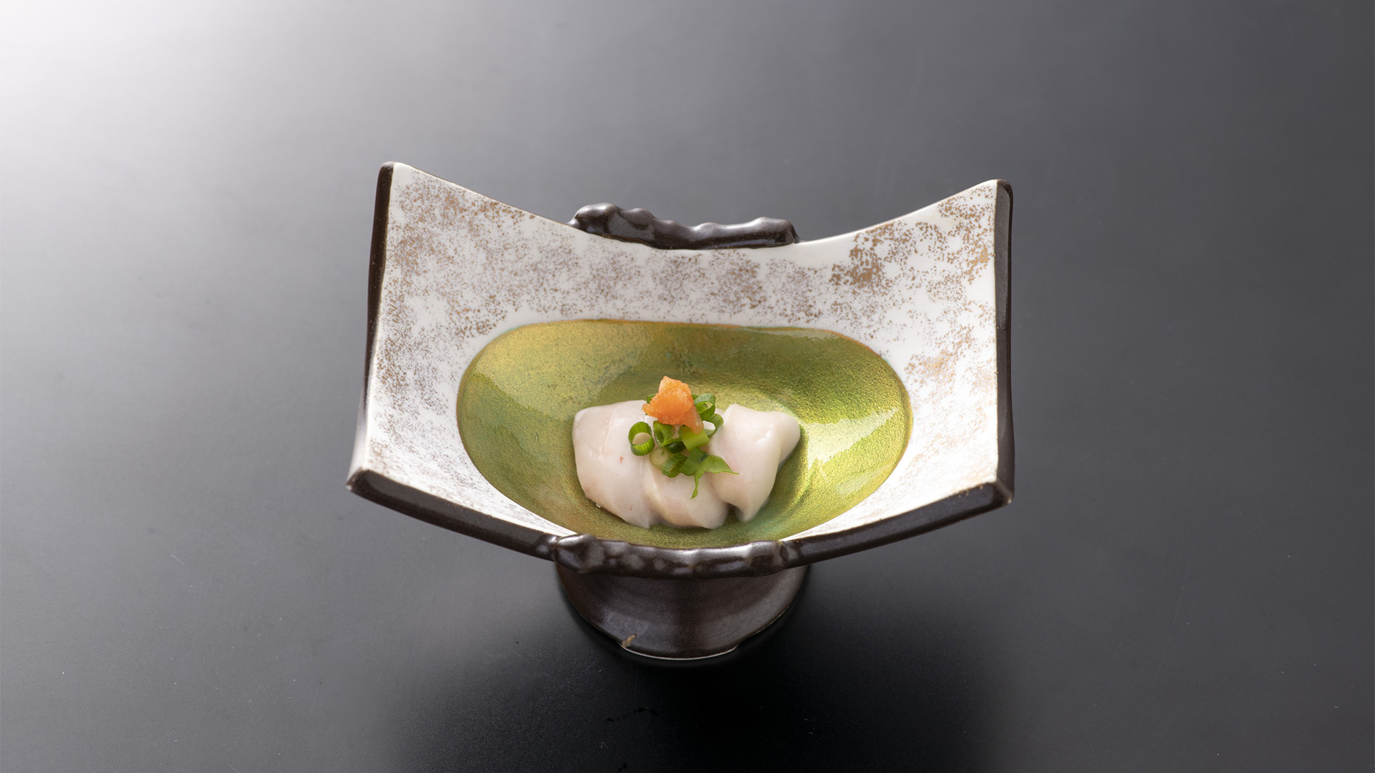 ・【夕食一例】濃厚でクリーミーな冬のご馳走「ふぐ白子」をポン酢でお召し上がりください