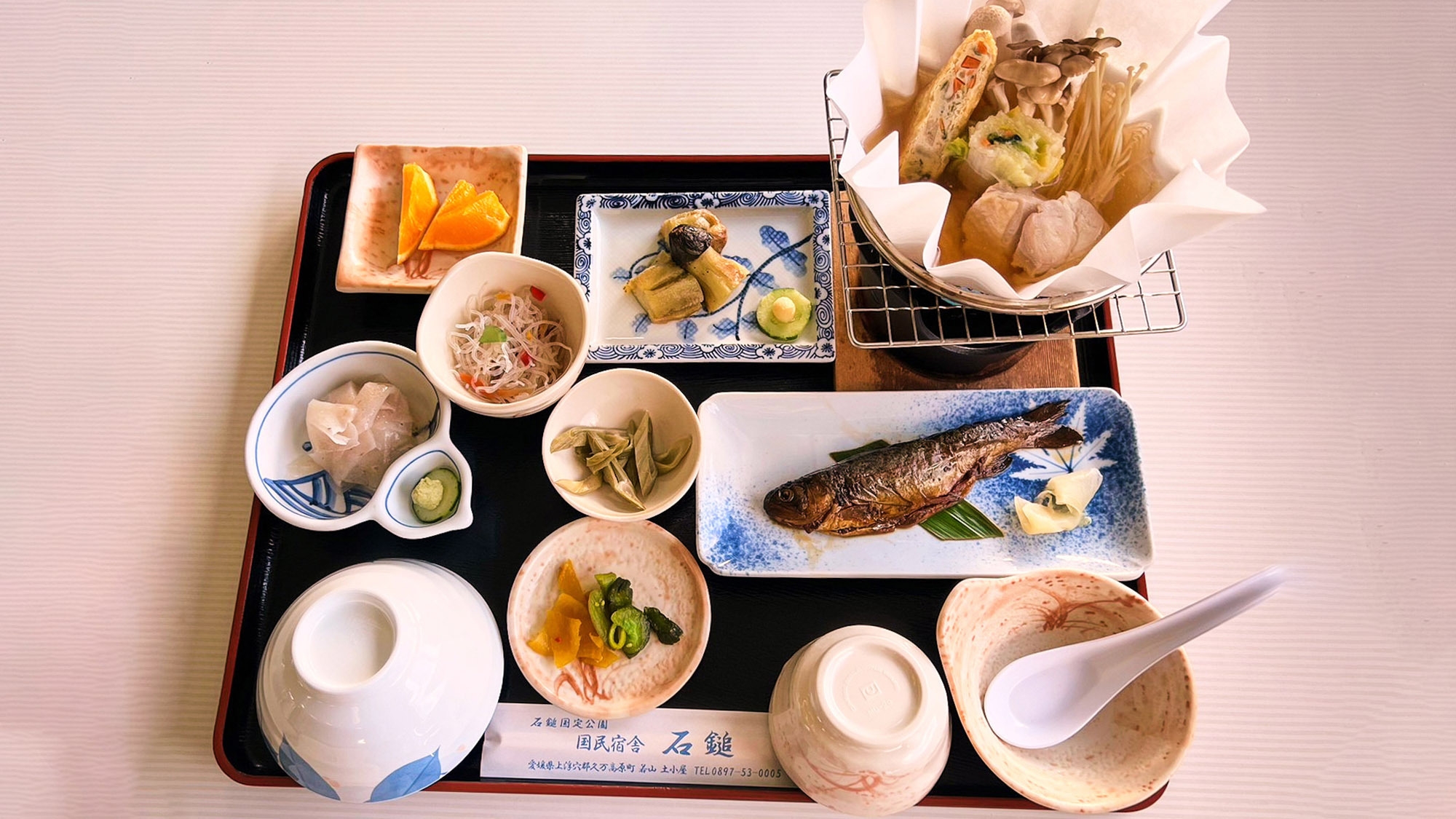 【2食付】石鎚山登山の拠点に最適。夜は宿で食事をとってゆっくりお休みください