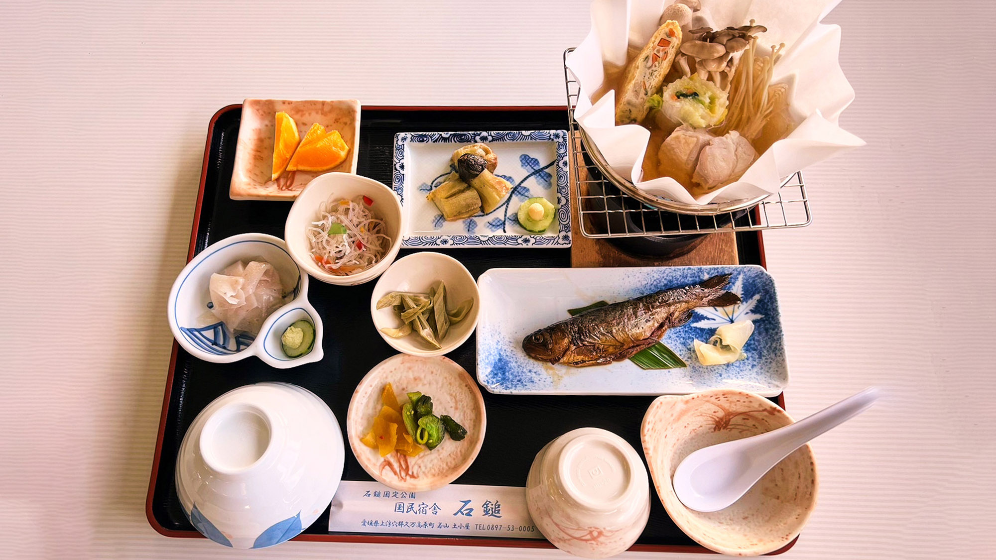 ・【夕食一例】地元でとれる山の幸をふんだんに使った和定食
