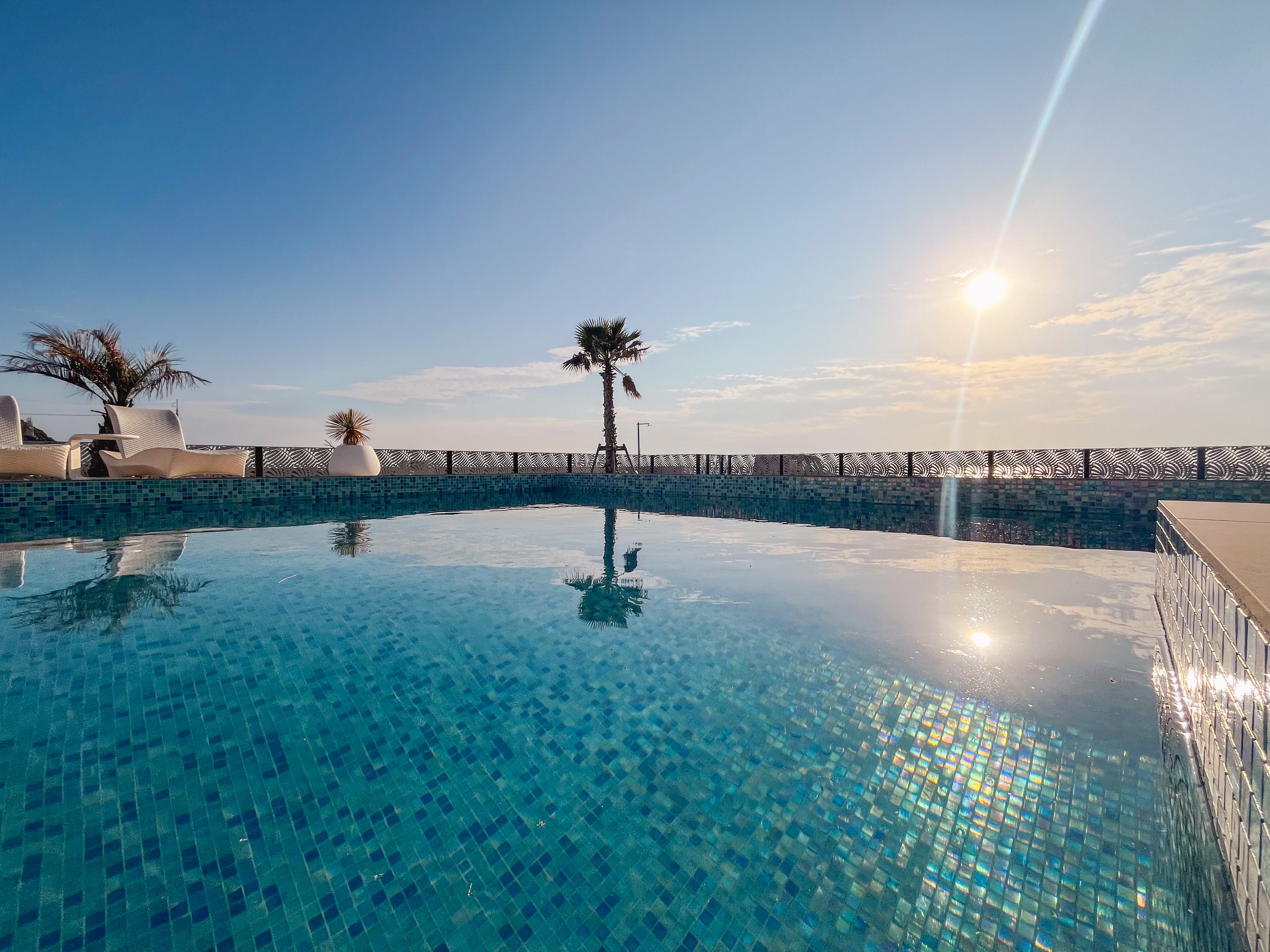 知多半島 サウナ・ジャグジー・プール付プライベートヴィラのテラス