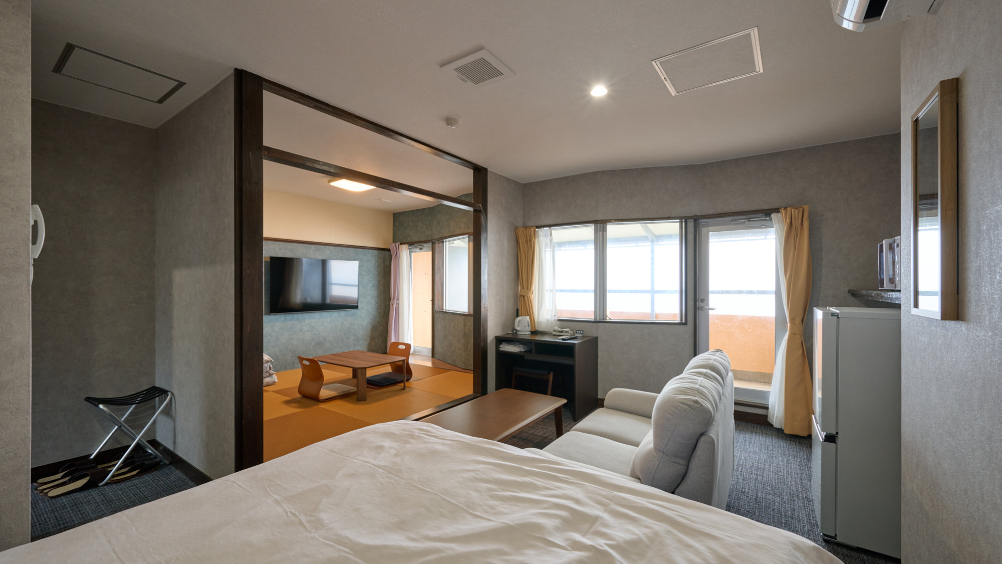 【禁煙】和洋室1～2名（露天風呂・ミニキッチン付）