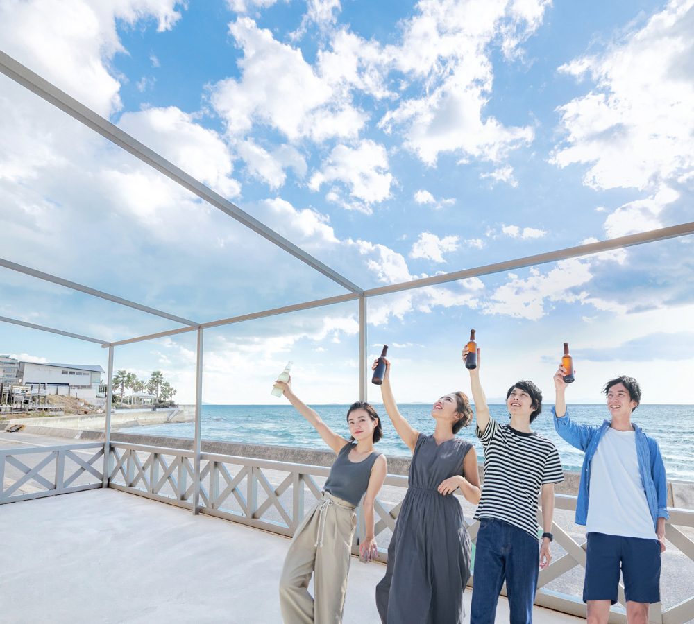 館内テラス・BBQエリア