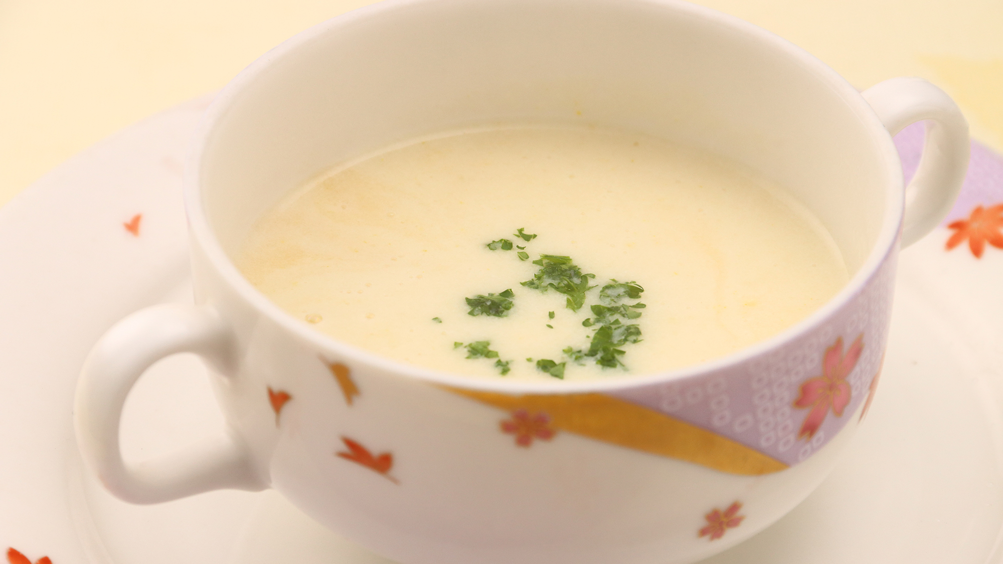 【お料理】 スタンダード 　下仁田ネギのクリームスープ 