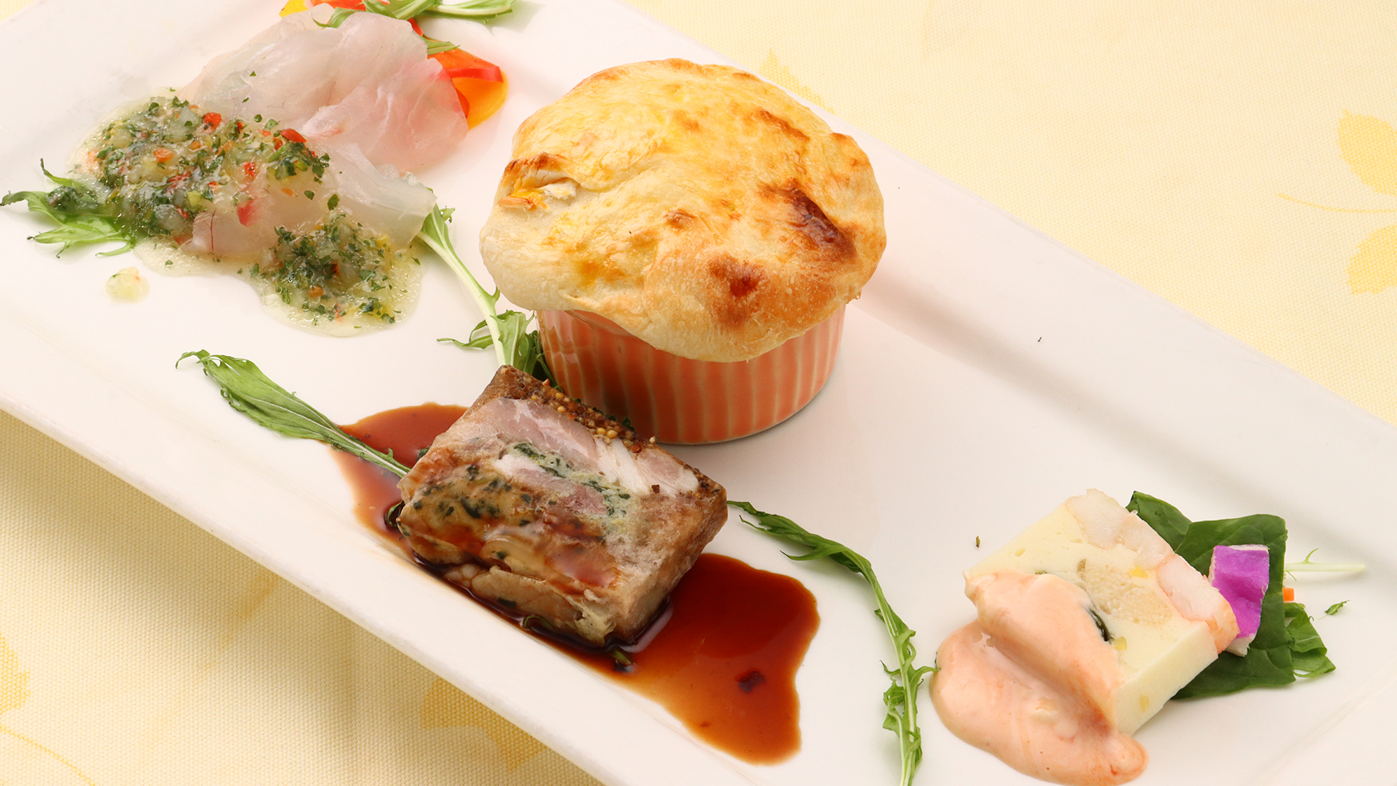 【お料理】 スタンダード　 前菜4点盛り 