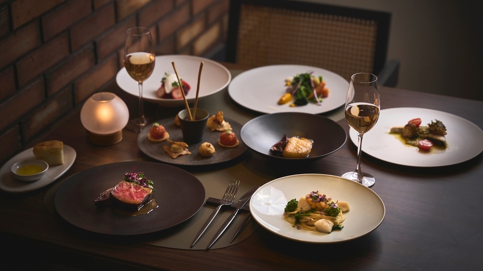 【2食付‐プレミアム‐】厳選食材と信州和牛。シェフ渾身の美食を堪能