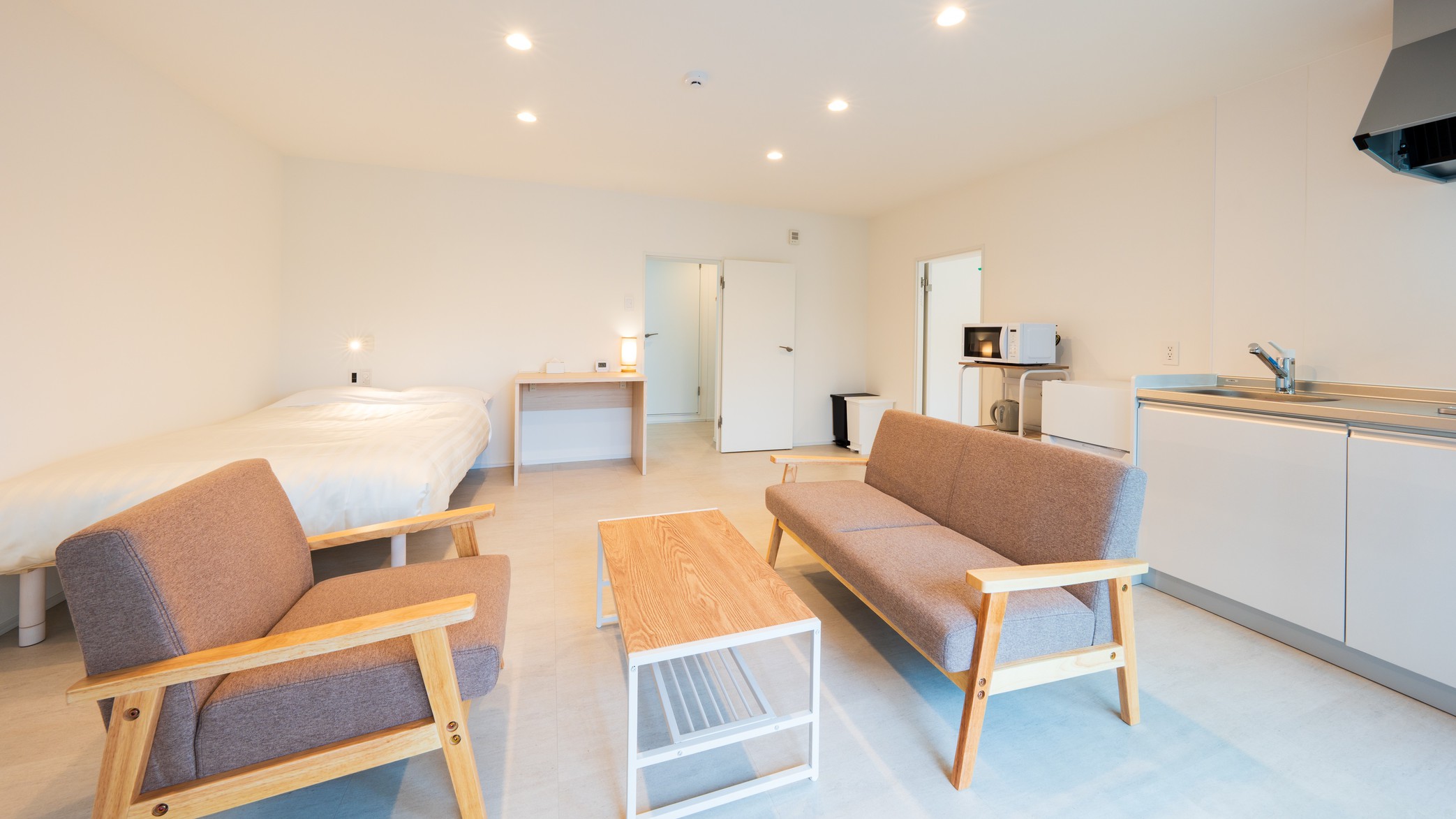 トリプルルーム《キッチン付き／3間／禁煙》（3〜4階）