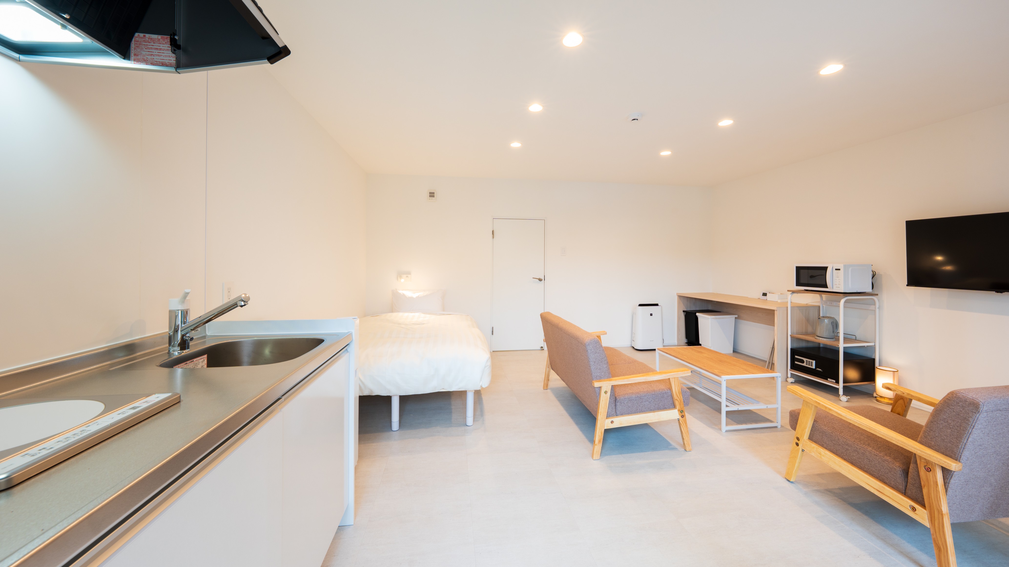 ツインルーム《キッチン付き／2間／禁煙》