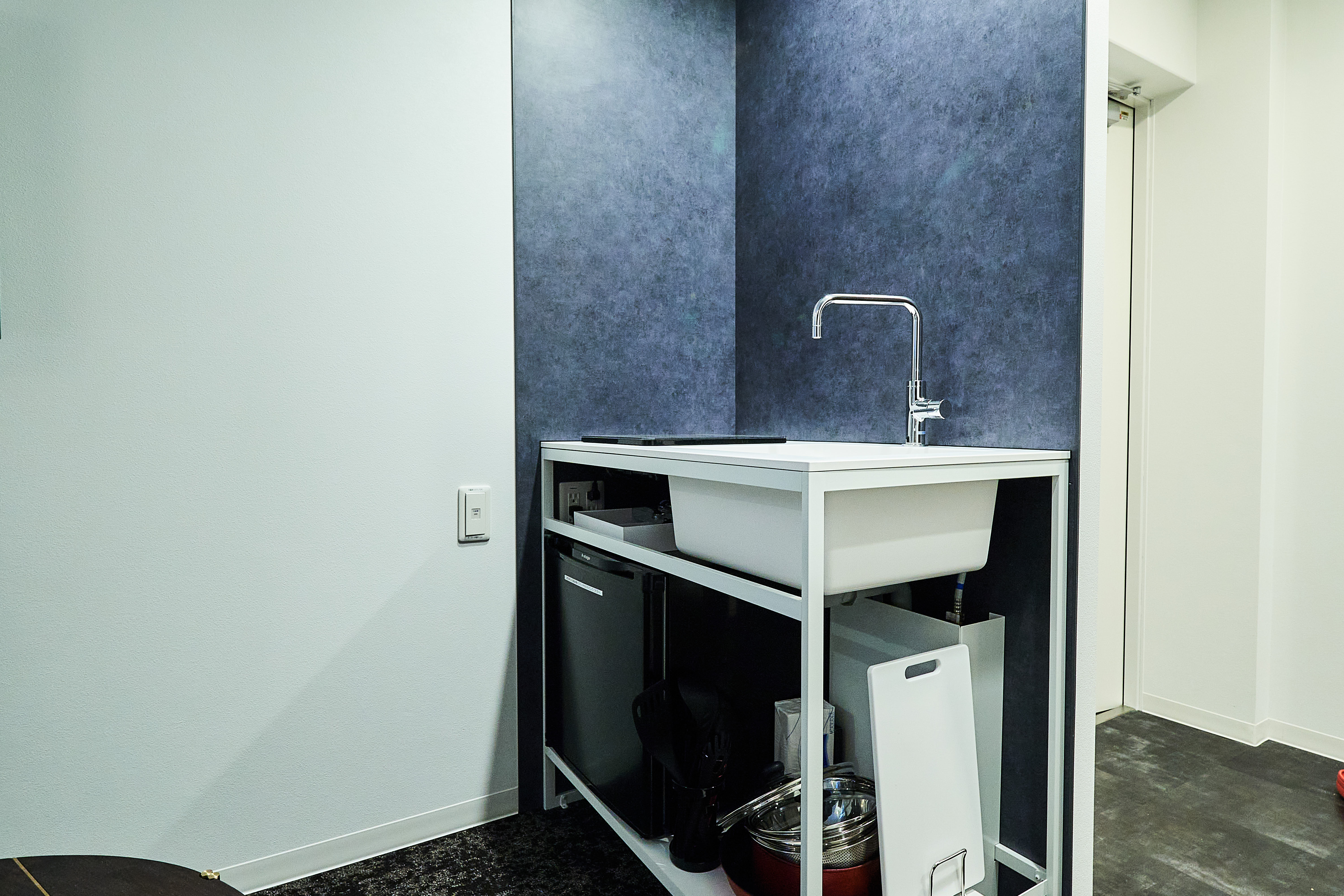 【エコノミーダブル】簡易キッチン