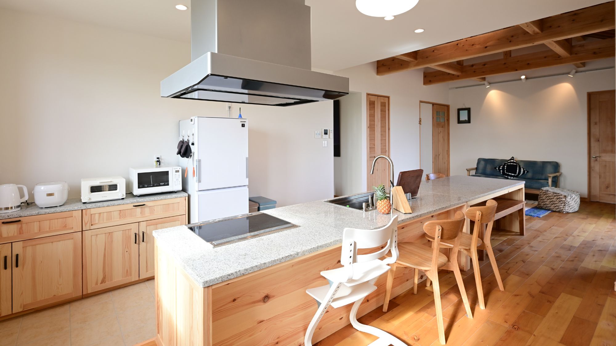 設備が充実したキッチン。料理好きにぴったり。