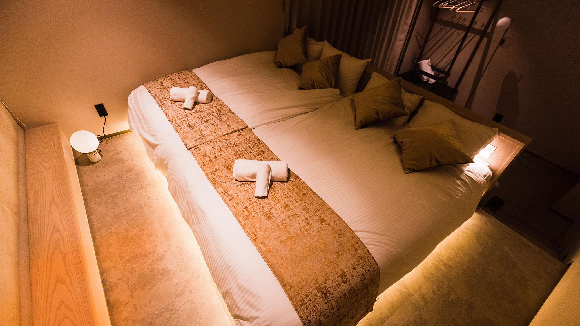 ・【寝室２】ふかふかのベッドで、ゆっくりお休みくださいませ