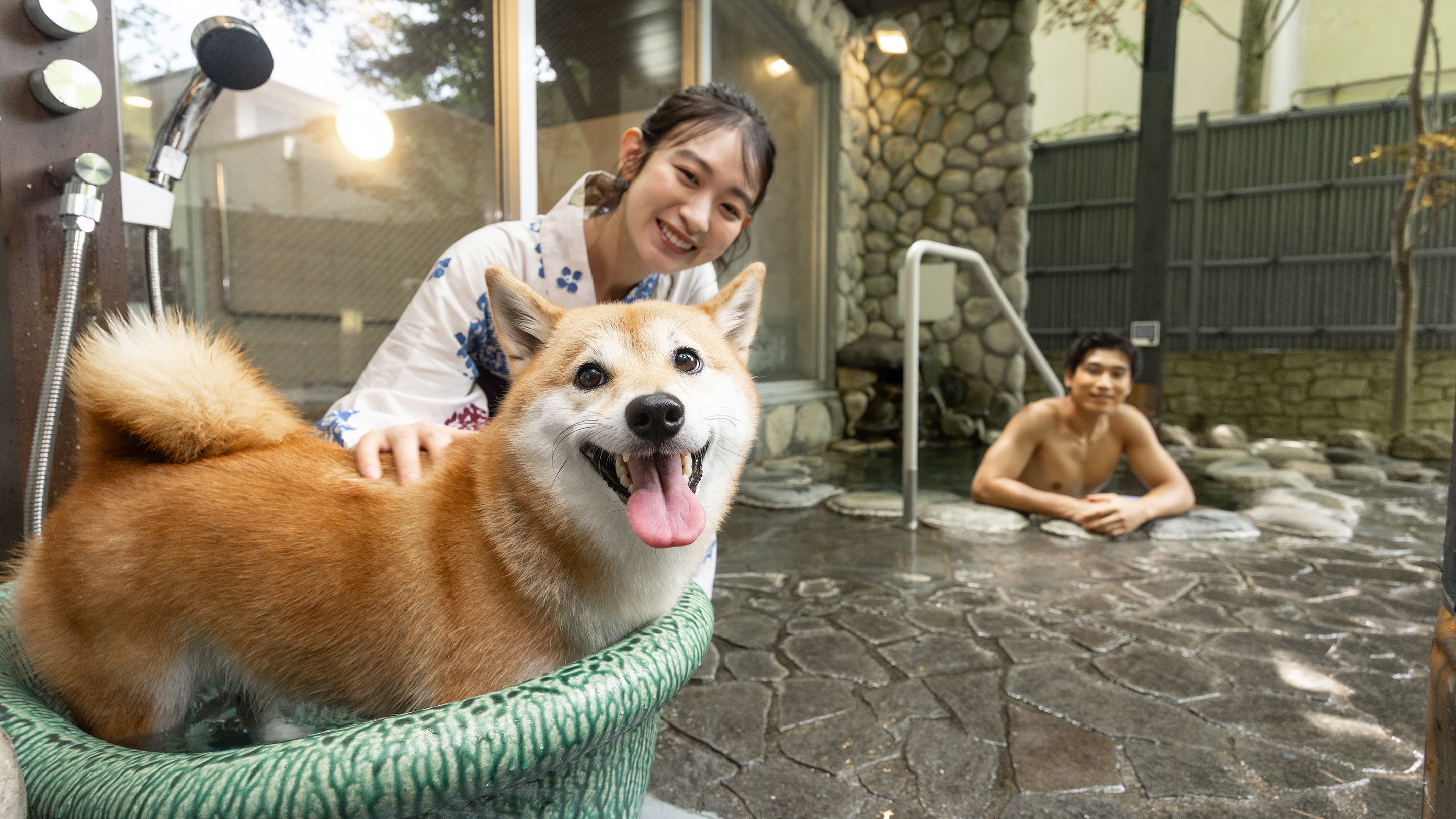わんちゃんと一緒 貸切風呂※有料/予約制