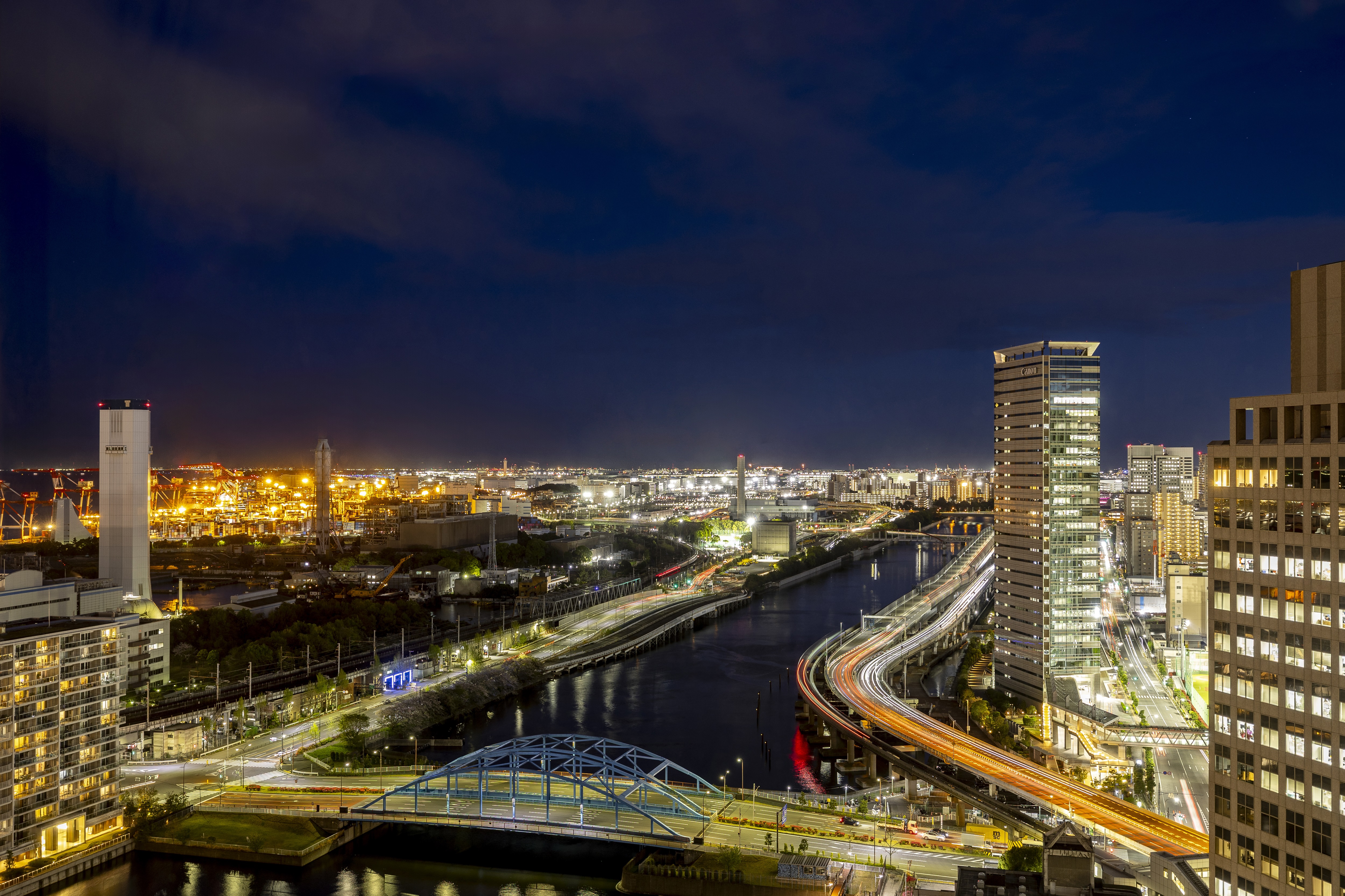 カナルビュー夜景
