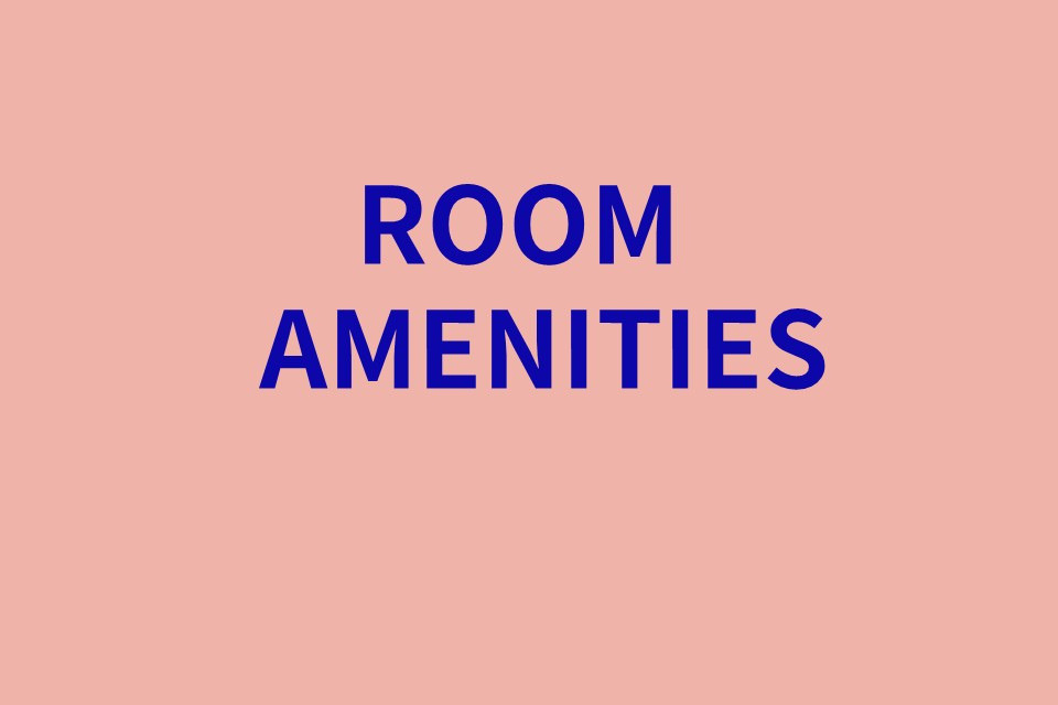 【全室設置】Room Amenities