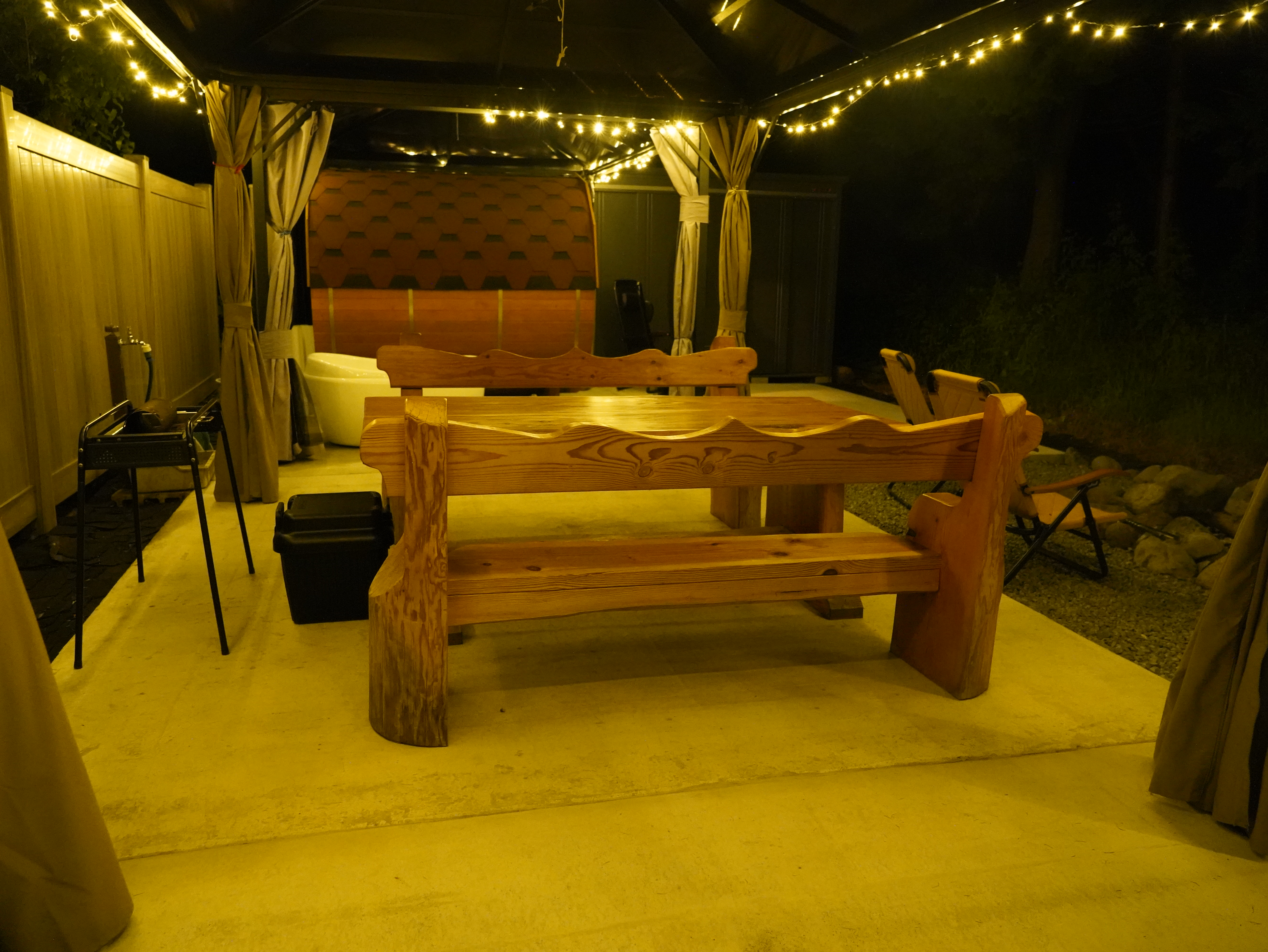 6人用ログテーブル