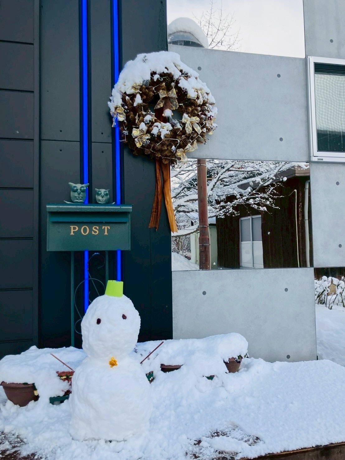 冬　フロント入り口