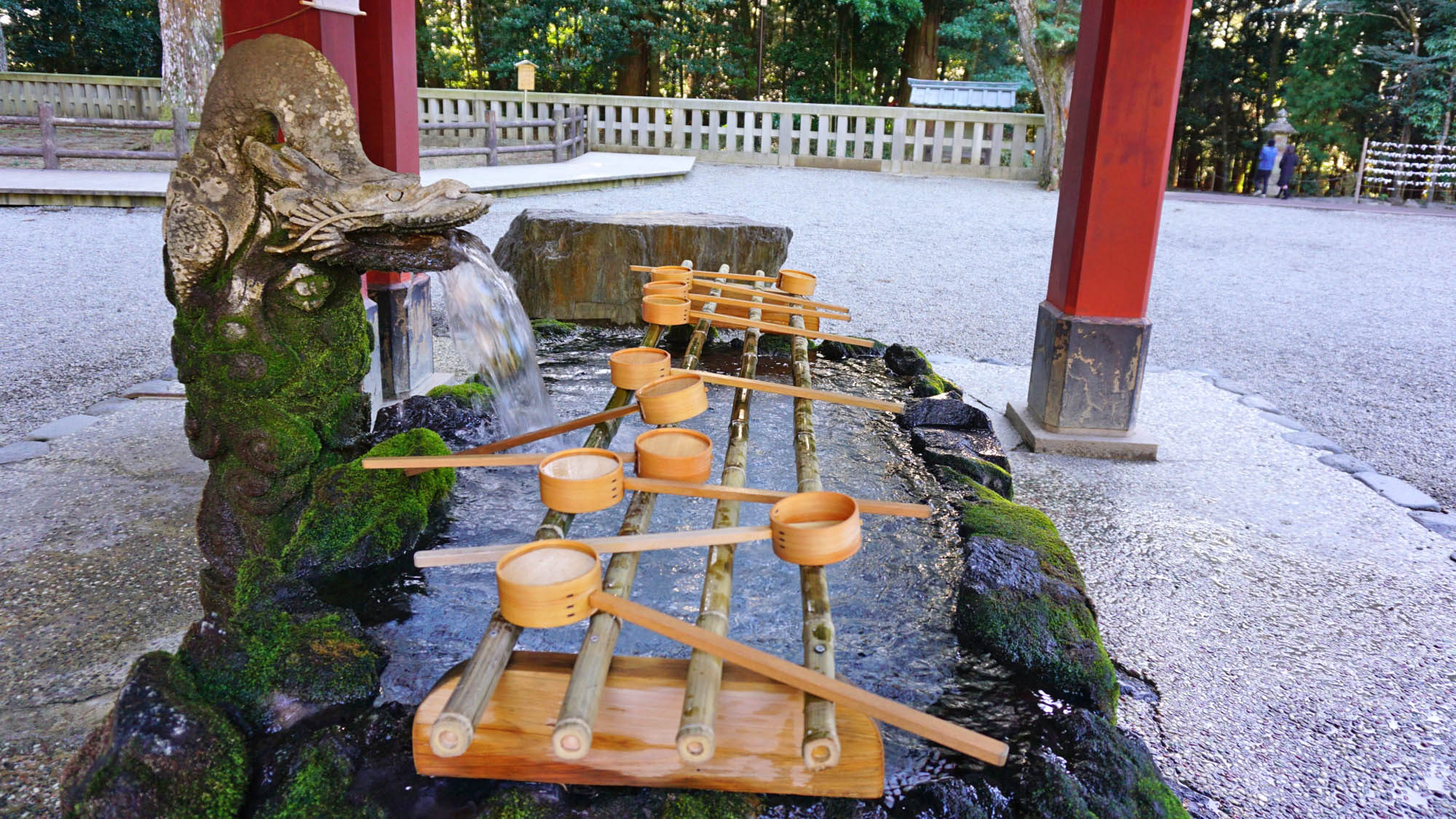 霧島神宮の手水