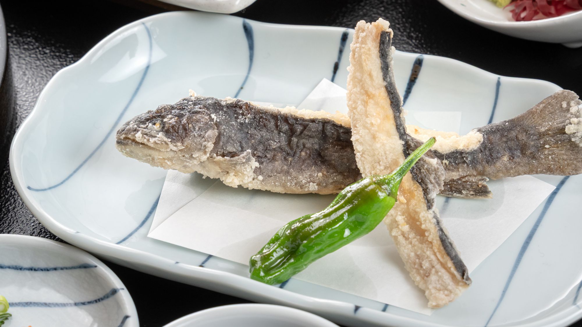 【ご夕食】岩魚のから揚げ