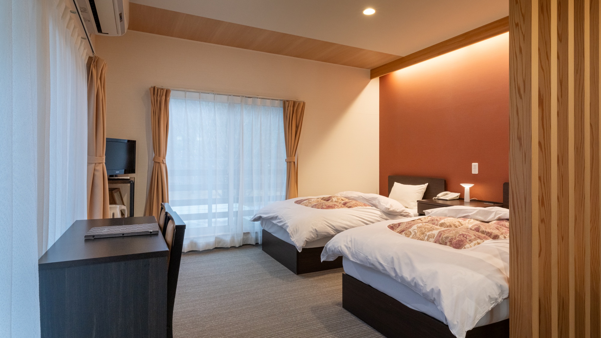 【ツイン洋室】ゆったり寛げる洋の空間