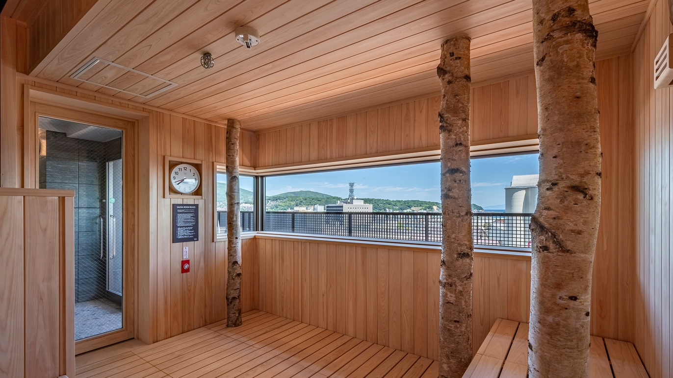【2025年7月OPEN記念】小樽運河目の前！石狩湾を望む展望露天＆サウナ＜素泊まり＞