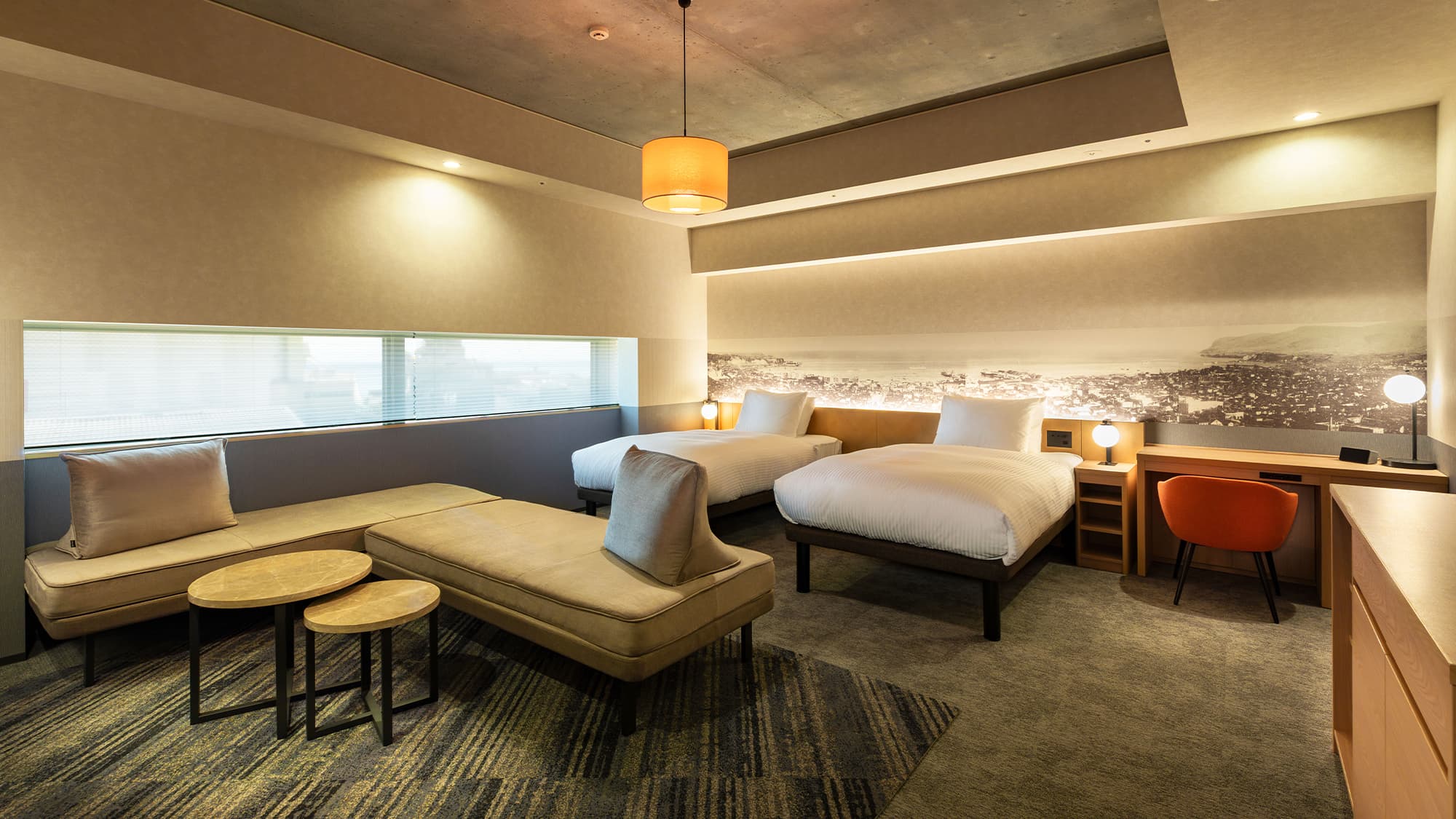 【コーナースイート】54平米／4室限定のスイート。角部屋ならではの静けさとプライベート空間を堪能