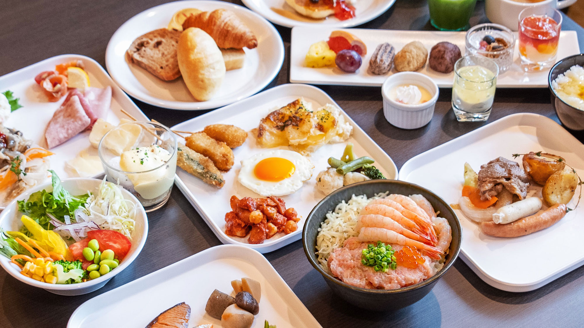 朝食ビュッフェ