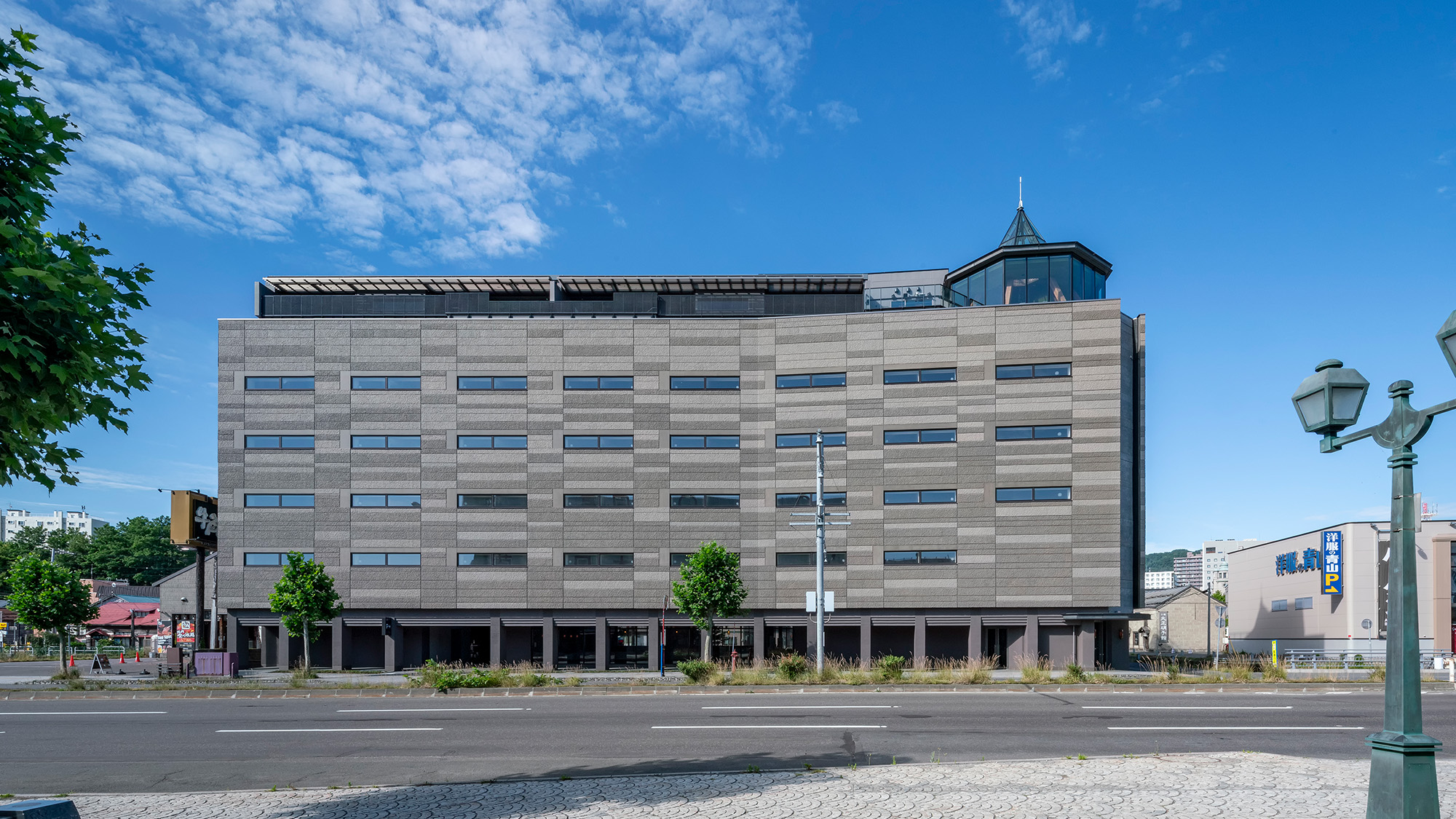 【外観】小樽運河徒歩1分。展望露天風呂とアートに浸る小樽ステイ