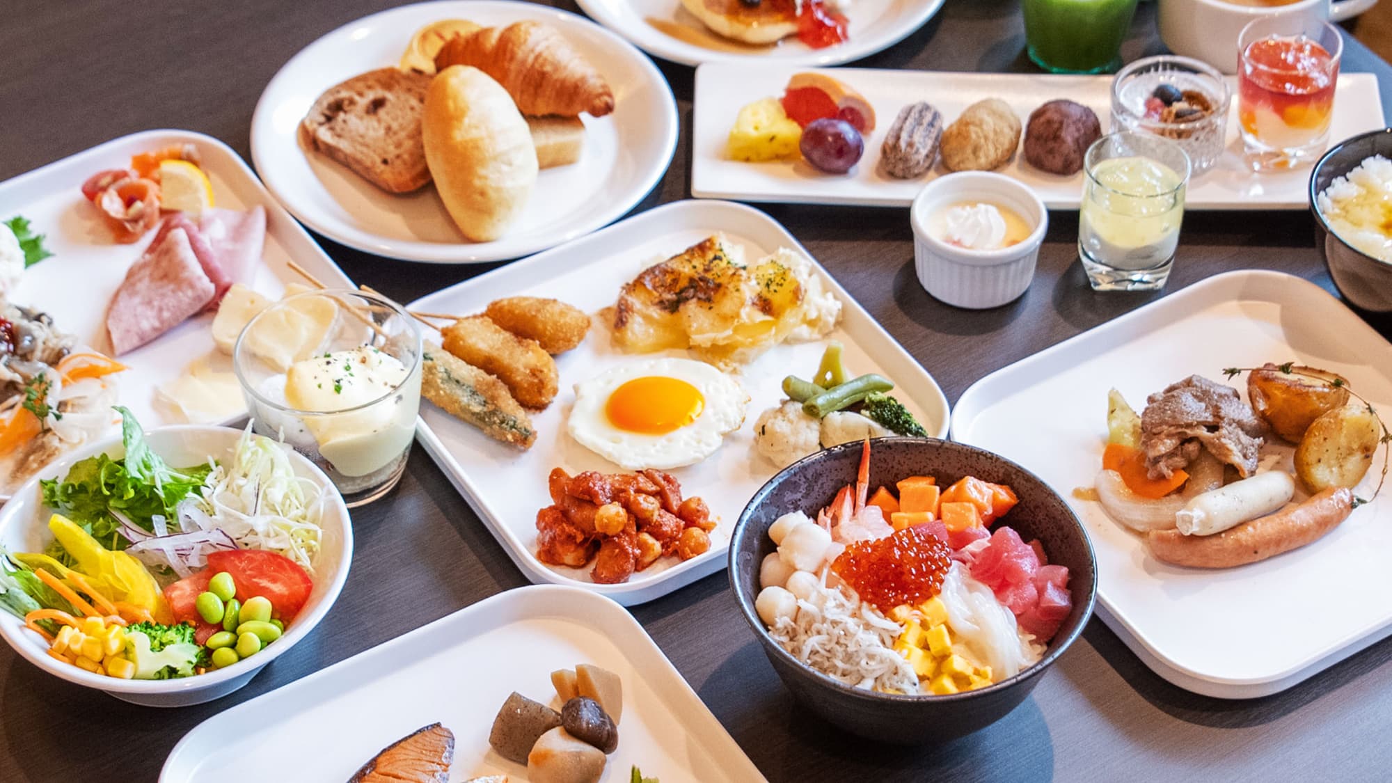 朝食ビュッフェ