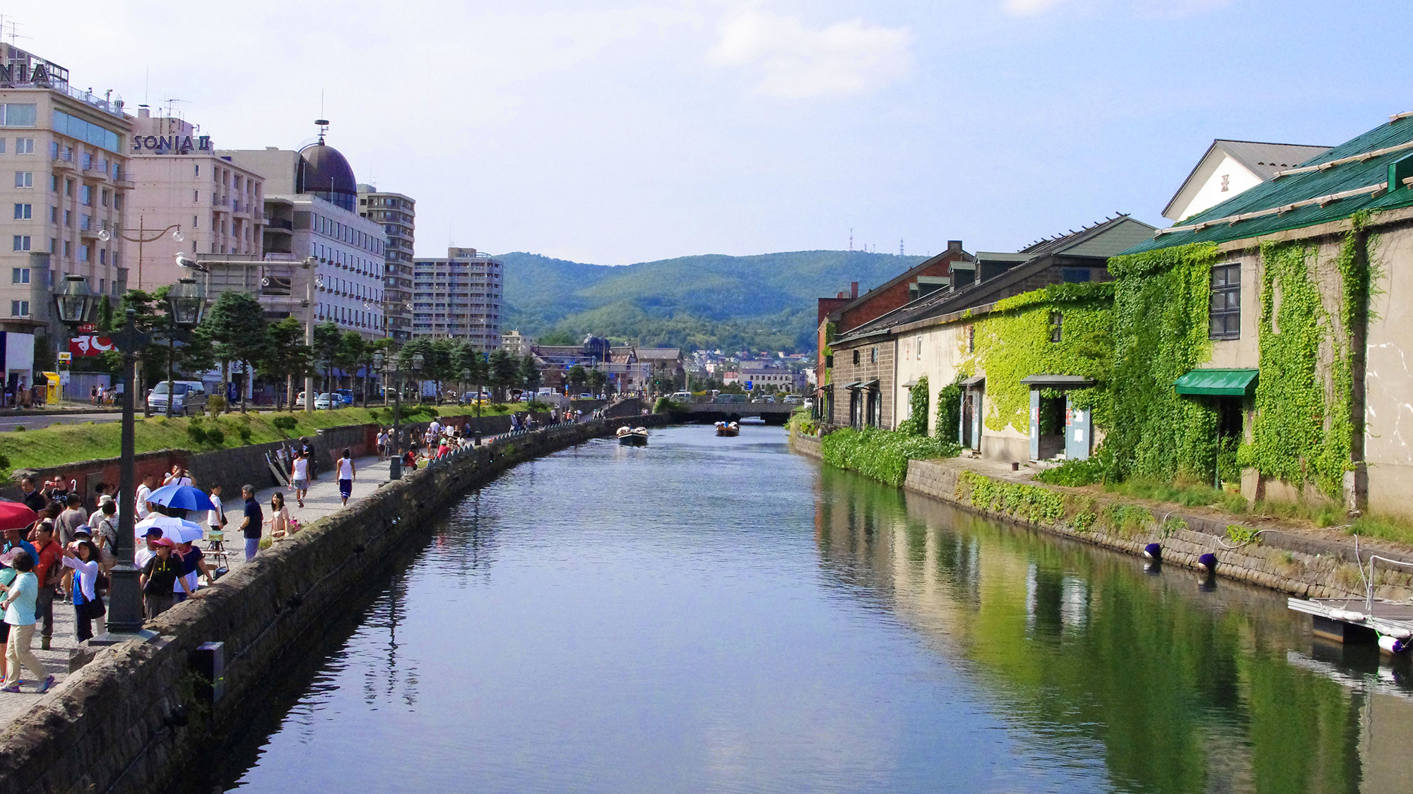 【小樽運河】＜徒歩約1分＞小樽の観光のシンボルとも言える小樽運河