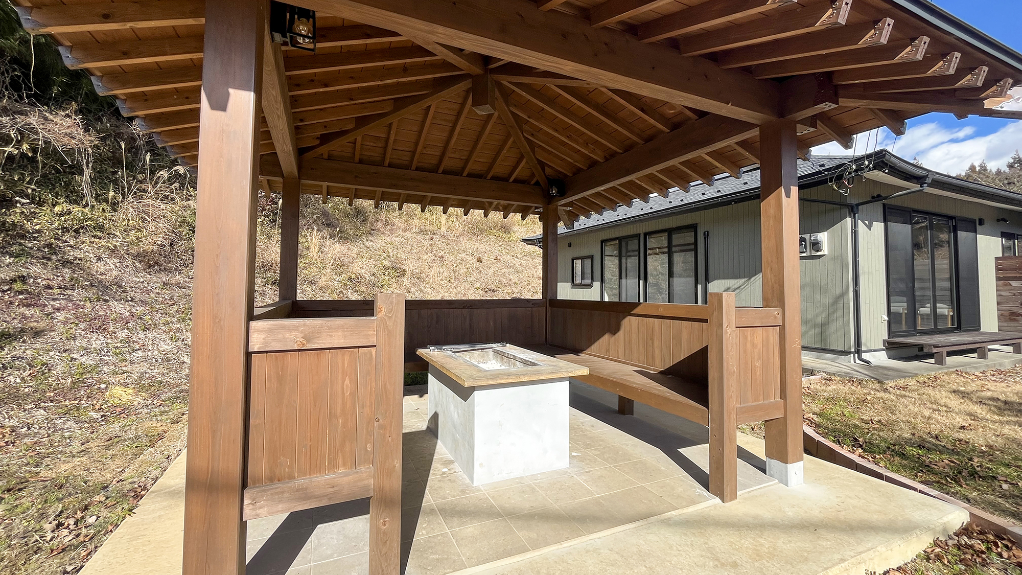 ＃屋外BBQスペース